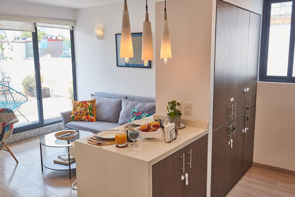 Soleado Ph Con Terraza Privada En Roma Norte Apartamento *