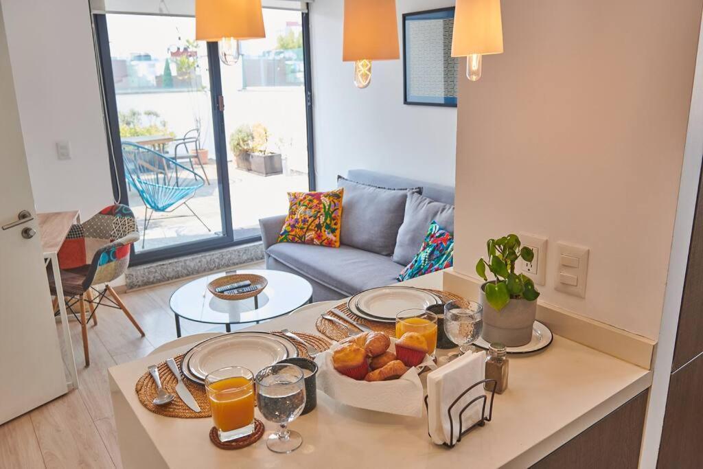 Soleado Ph Con Terraza Privada En Roma Norte Apartamento *