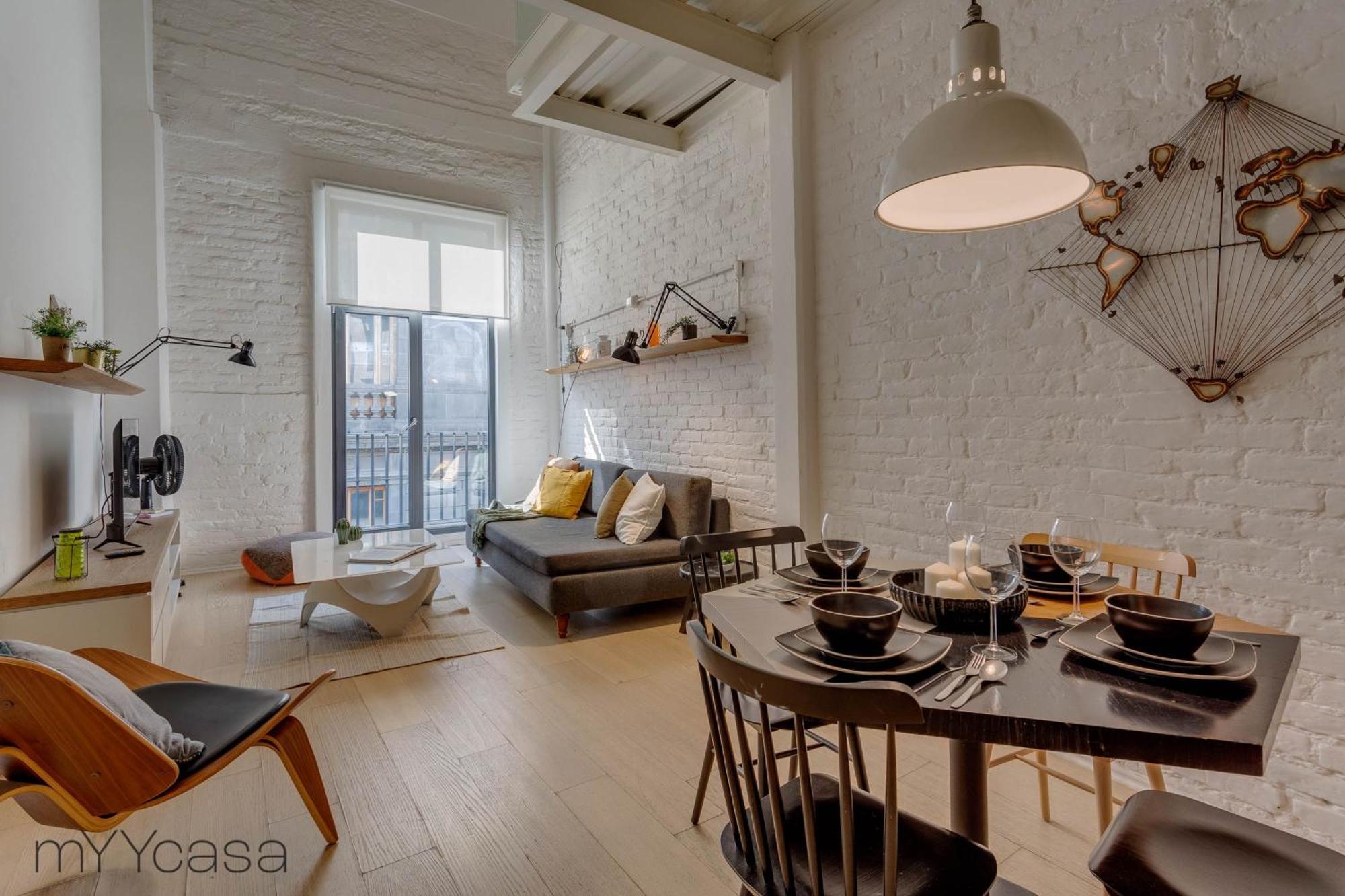 Donceles - Comfy Loft With Lovely Rooftop Close To Bellas Artes Apartment