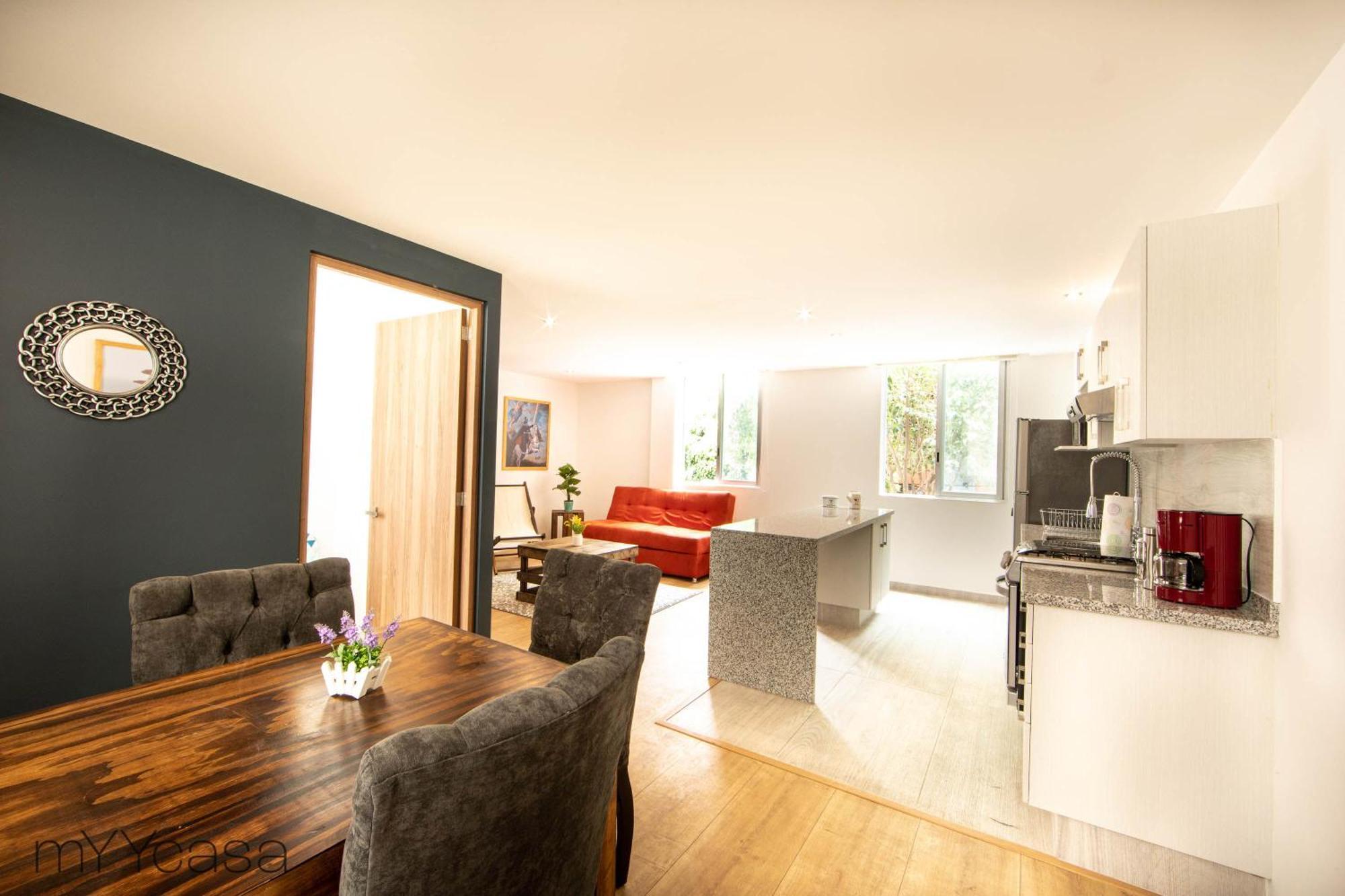 Apartamento Bright Stylish Near Polanco