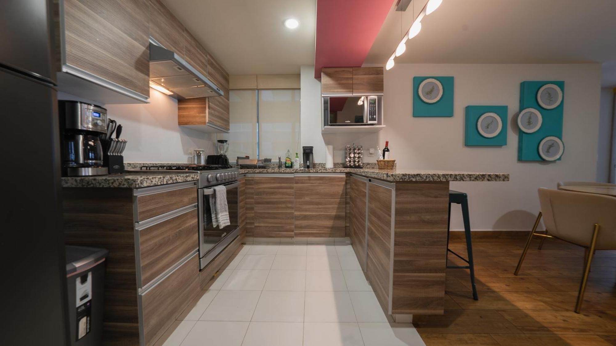 Corazon De Condesa 3 Departamentos - 200mbps Wifi, Roof, Gym Aparthotel Cidade do México