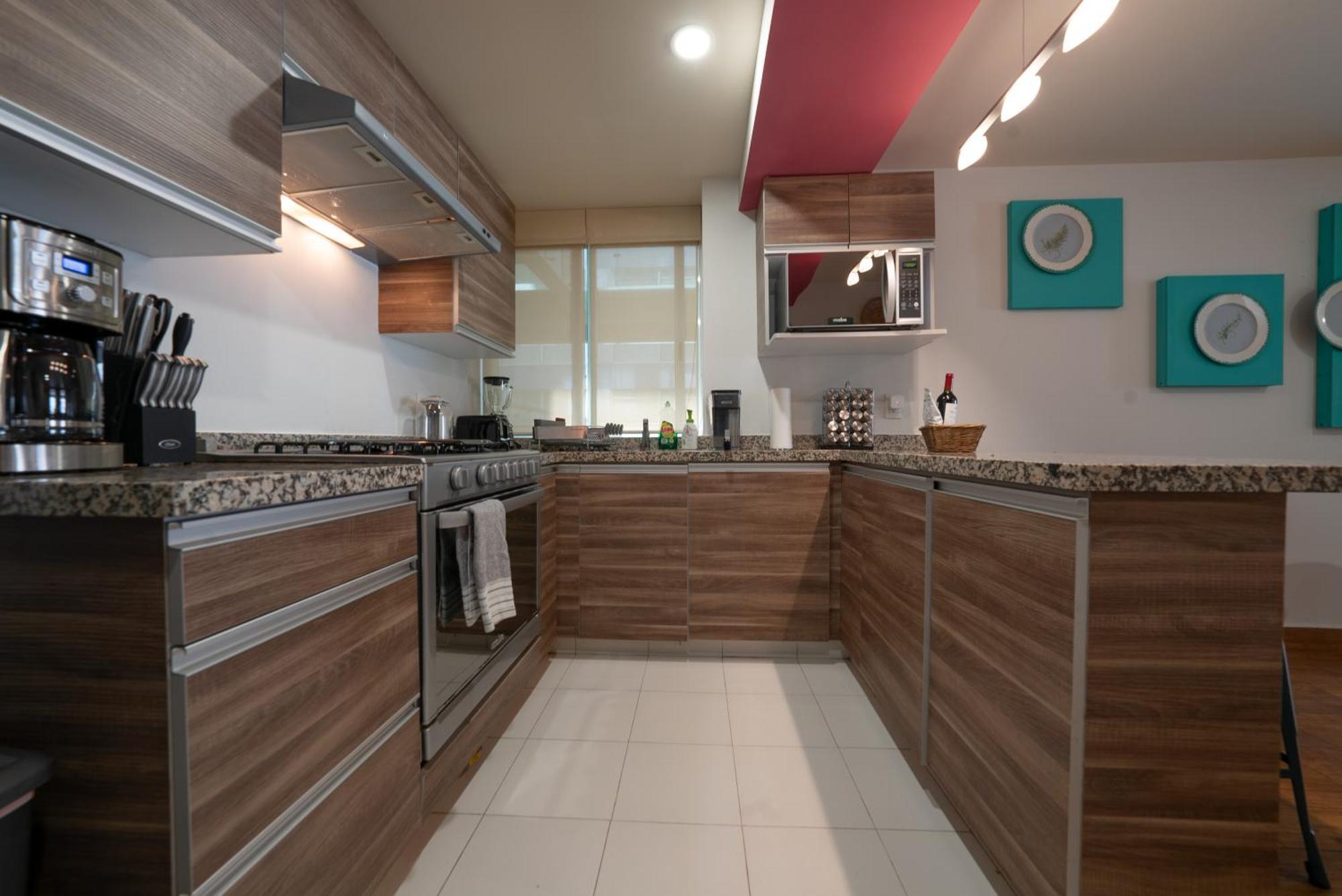 Aparthotel Corazon De Condesa 3 Departamentos - 200mbps Wifi, Roof, Gym *