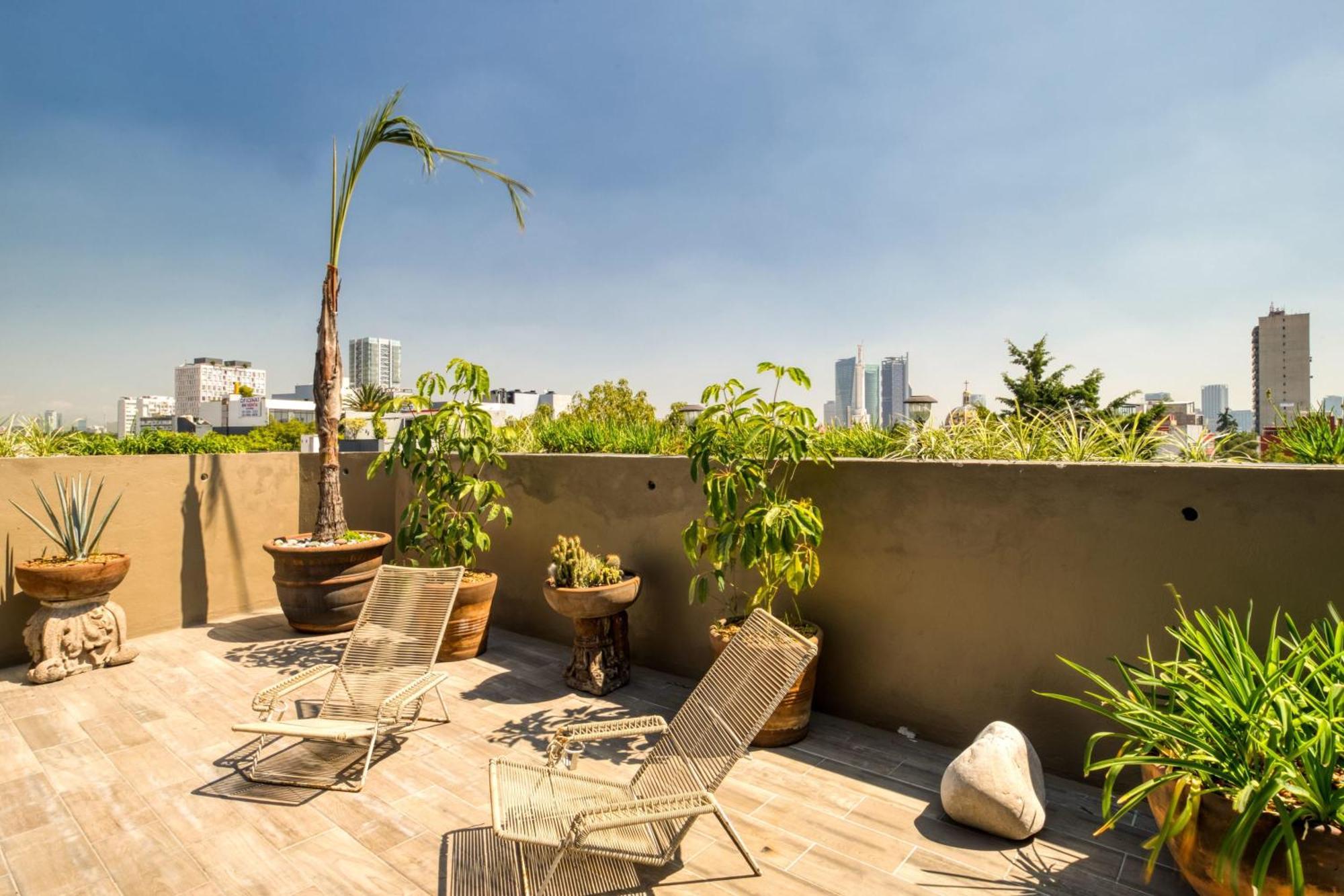 Chic Ph Haven With Rooftop, Condesa 2br By Tasman Сasa de vacaciones