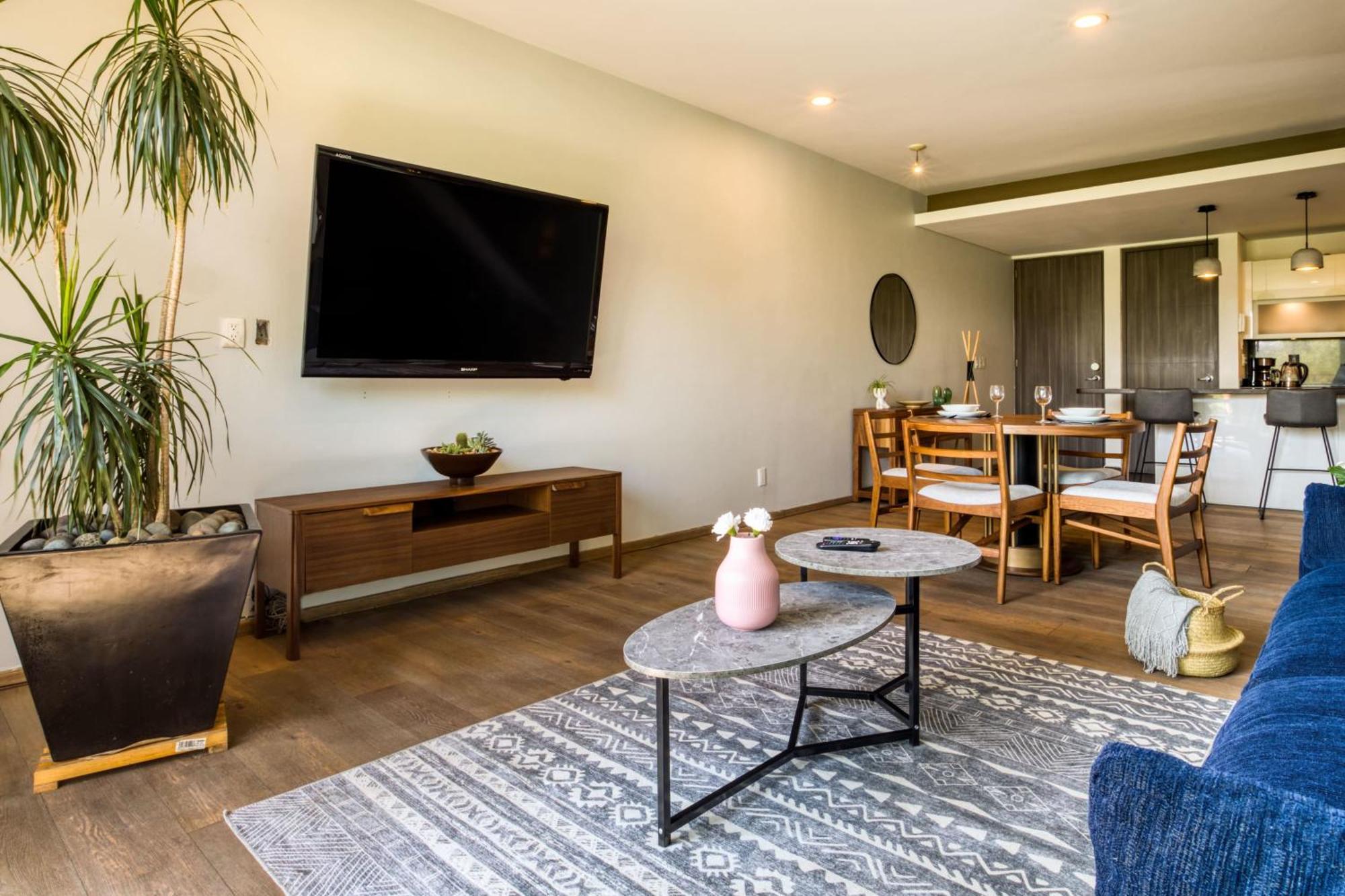 Chic Ph Haven With Rooftop, Condesa 2br By Tasman