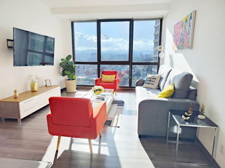 Emilia Maiahome-2bd Amazing View In Polanco -pool Gym * Mexico City