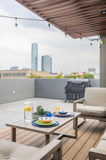 New Ph For 6, Bbq And Amazing Private Roof Terrace Apartamento México DF