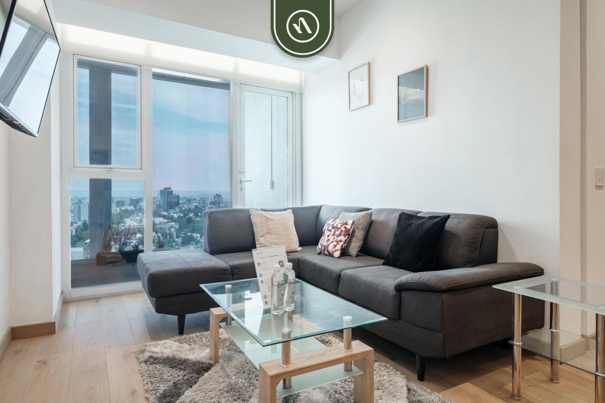 New 2 Bedroom In Condesa - Pool - Skyline Apartamento Cidade do México