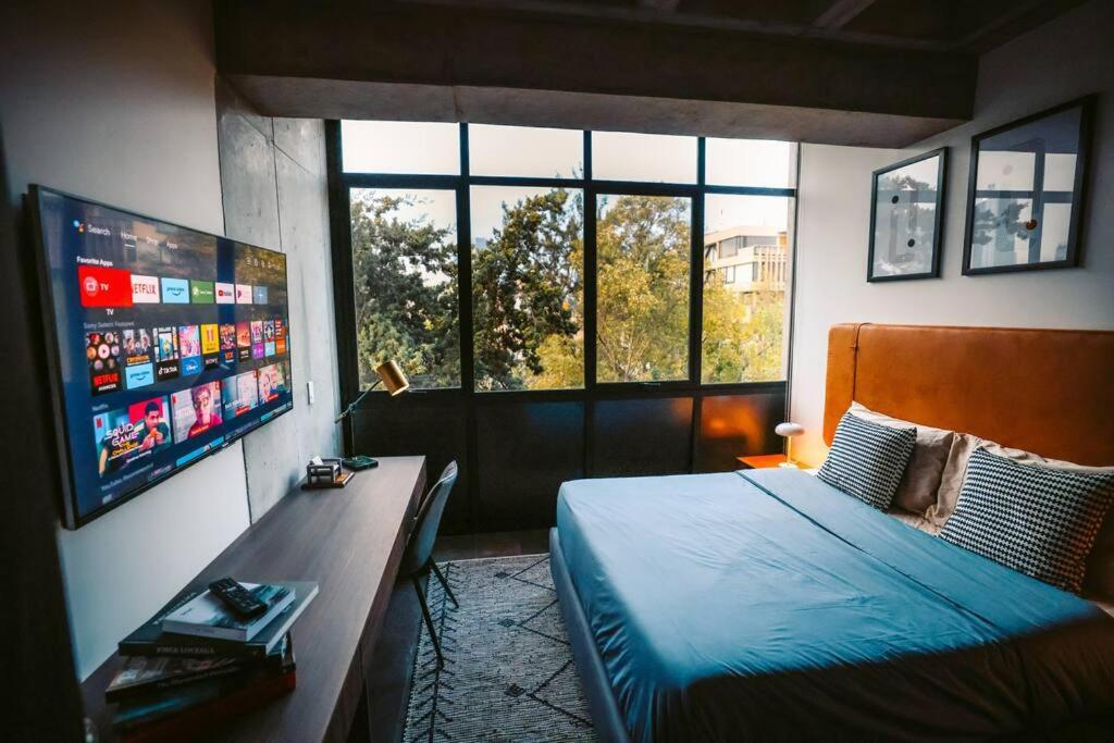 Apartamento Loft De Lujo En El Corazon De La Roma Norte