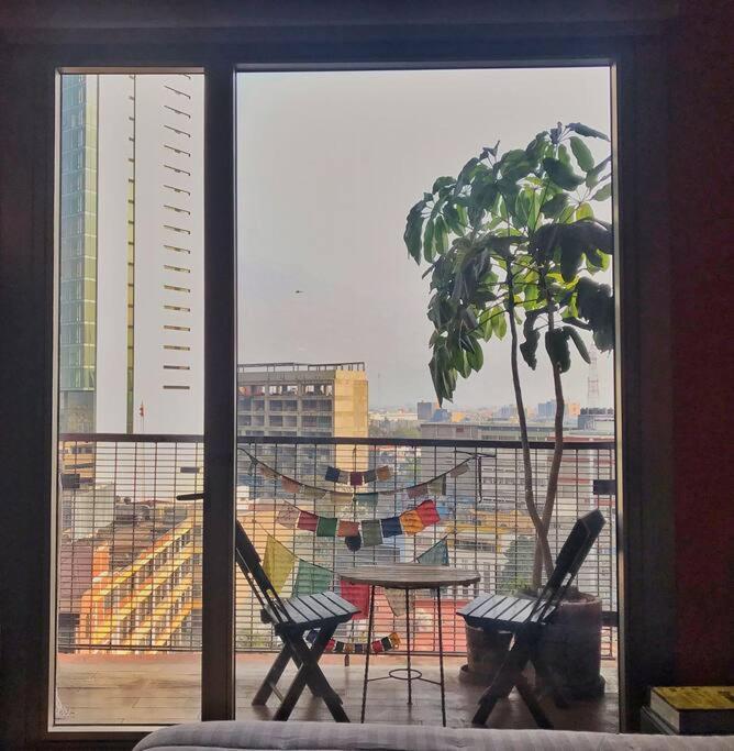 Loft In Reforma 27 With Amazing Balcony Views On The 9th Floor Apartamento México DF