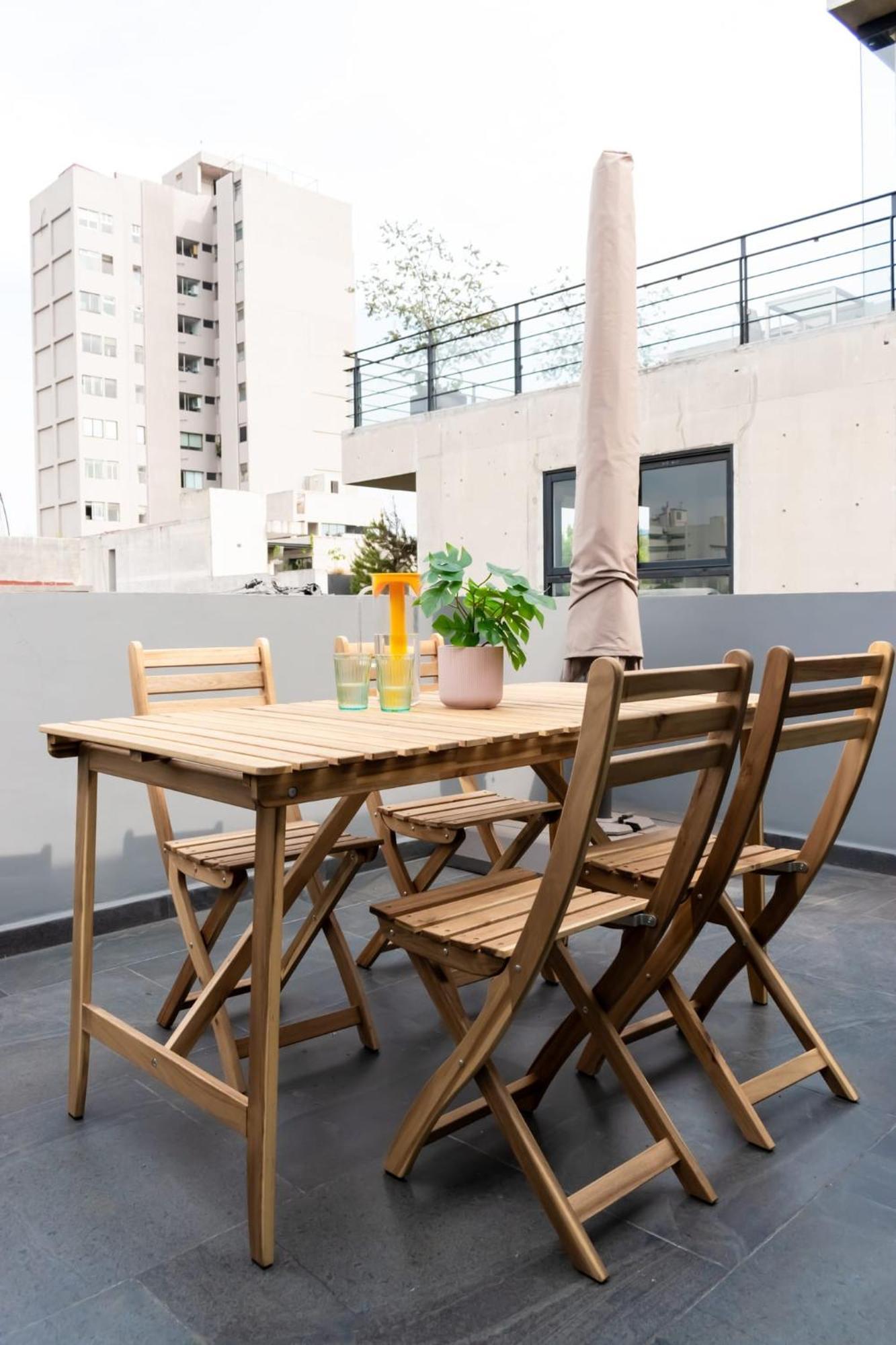 Terraza Gran Vista En La Condesa Apartment *
