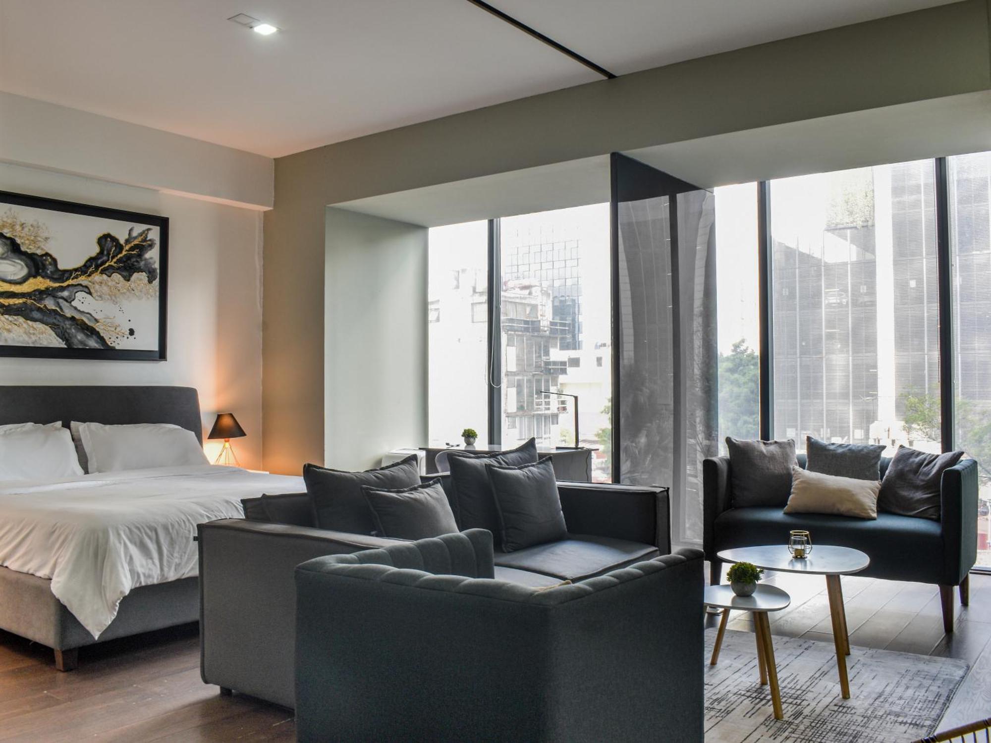 Reforma 284 King Size Swimming Pool, Parking & Kitchen Apartamento *