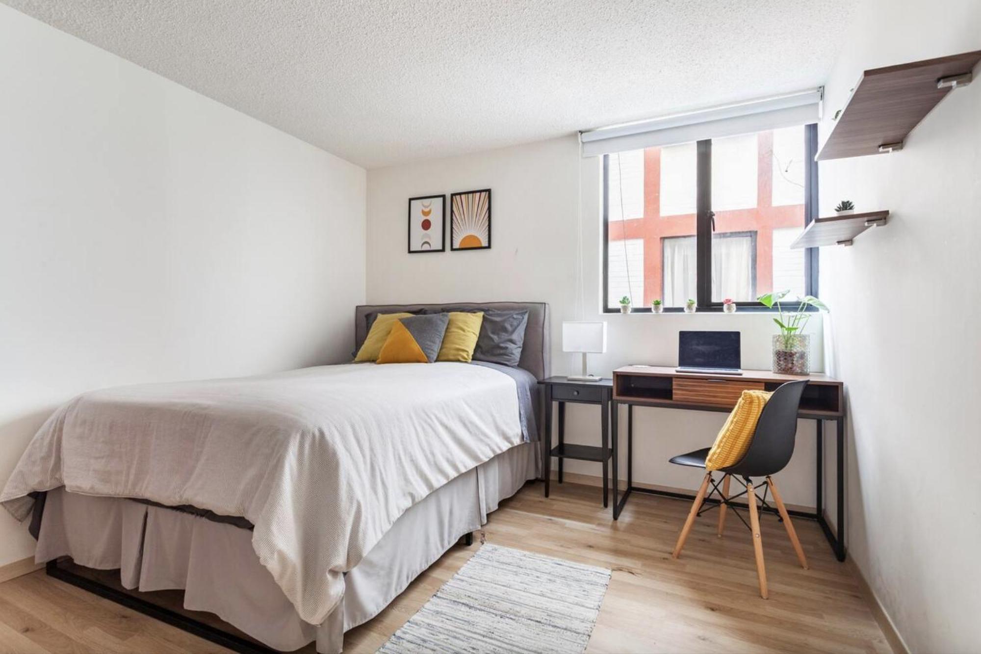 Private With Shared Bathroom In Roma Norte, * Mexico City