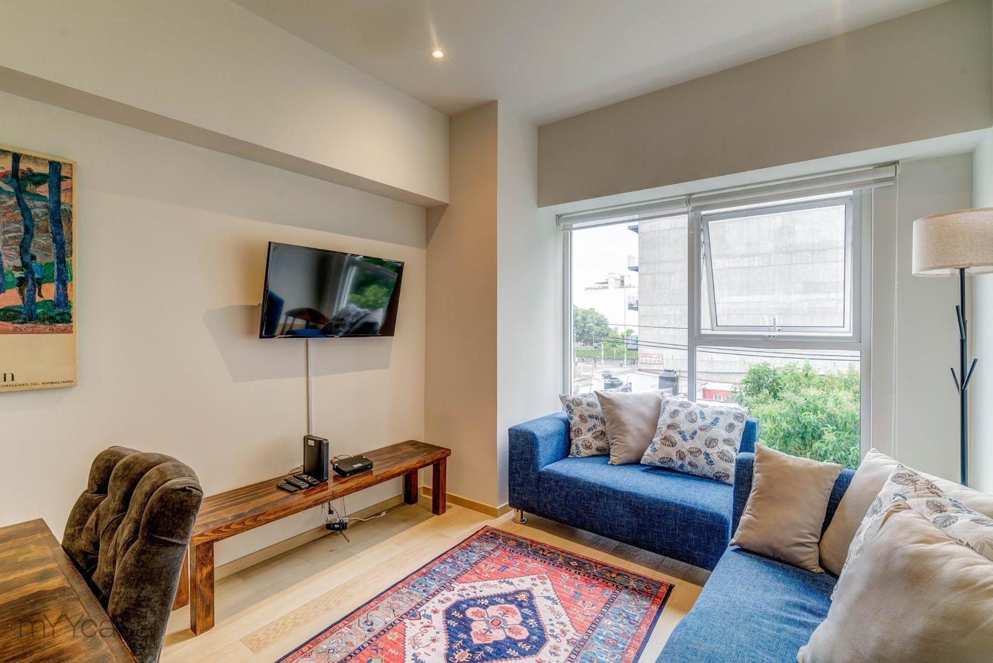 Spacious & Comfortable Apt. W/pool By Myycasa P-2 Cidade do México