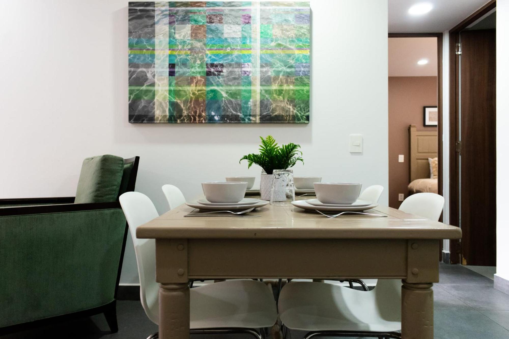 Apartamento Terraza Departamento Cerca De Santa Fe Kingsize *