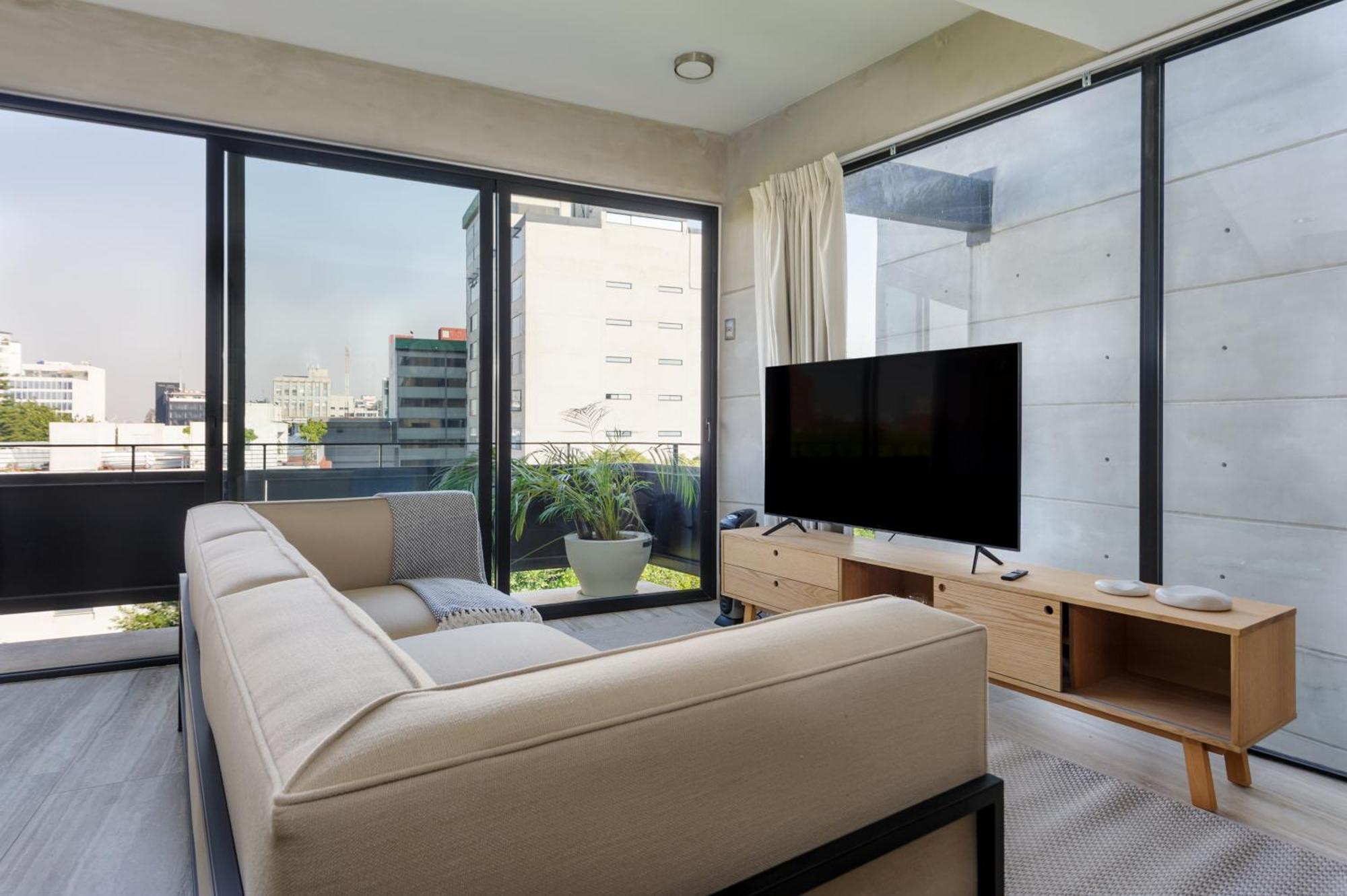 Charming 2br Penthouse With Terrace In Cuauhtemoc Cidade do México
