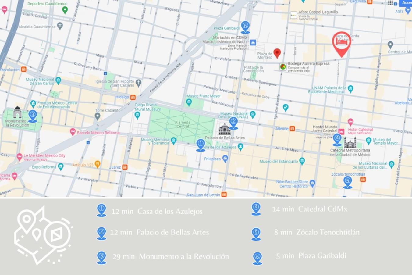 Loft Centro Terrace Gym 247 Security Mexico City