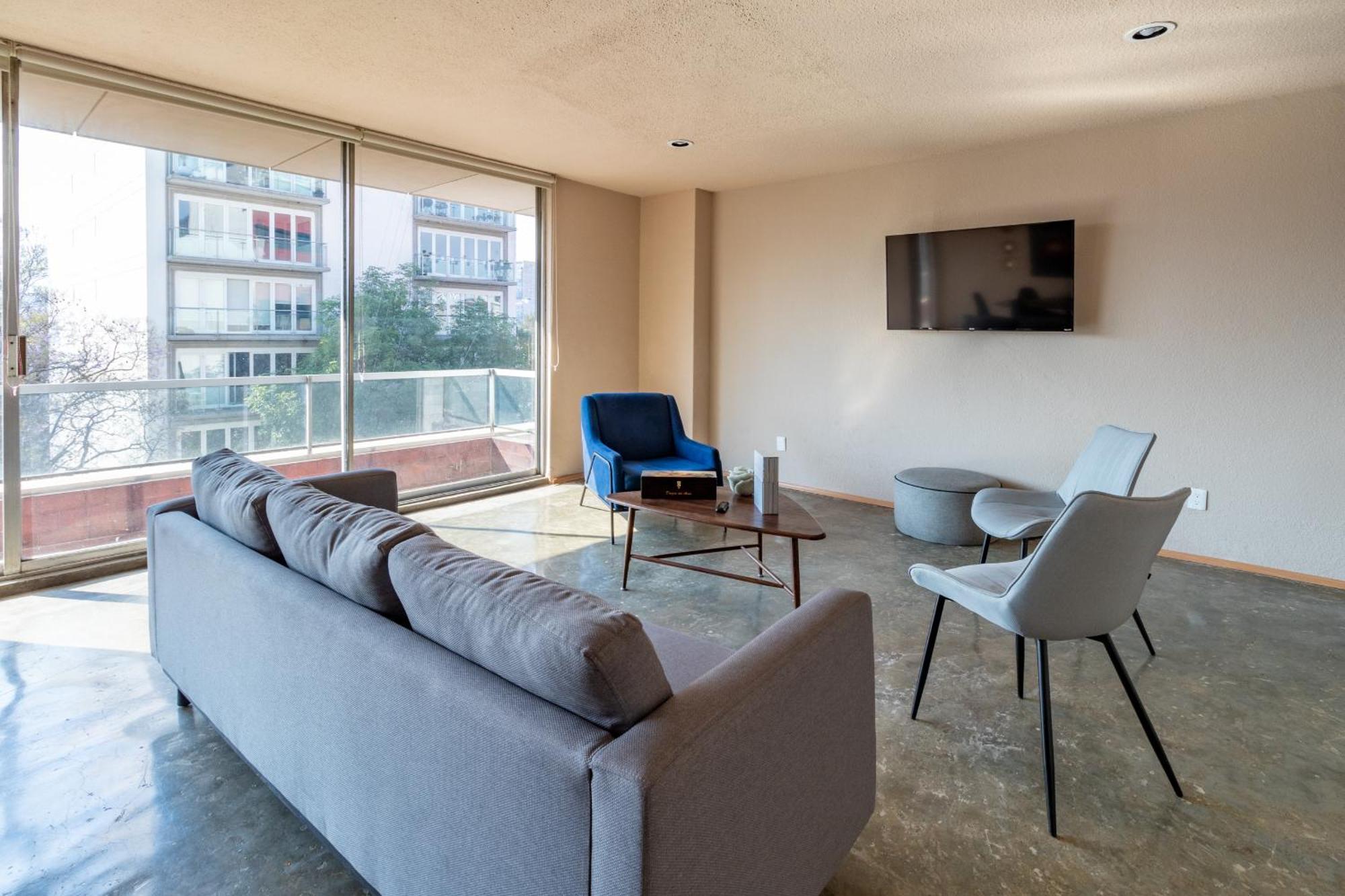 Apartamento Polanco Flat - Laundry- Parking-elevator-sleeps 10 *