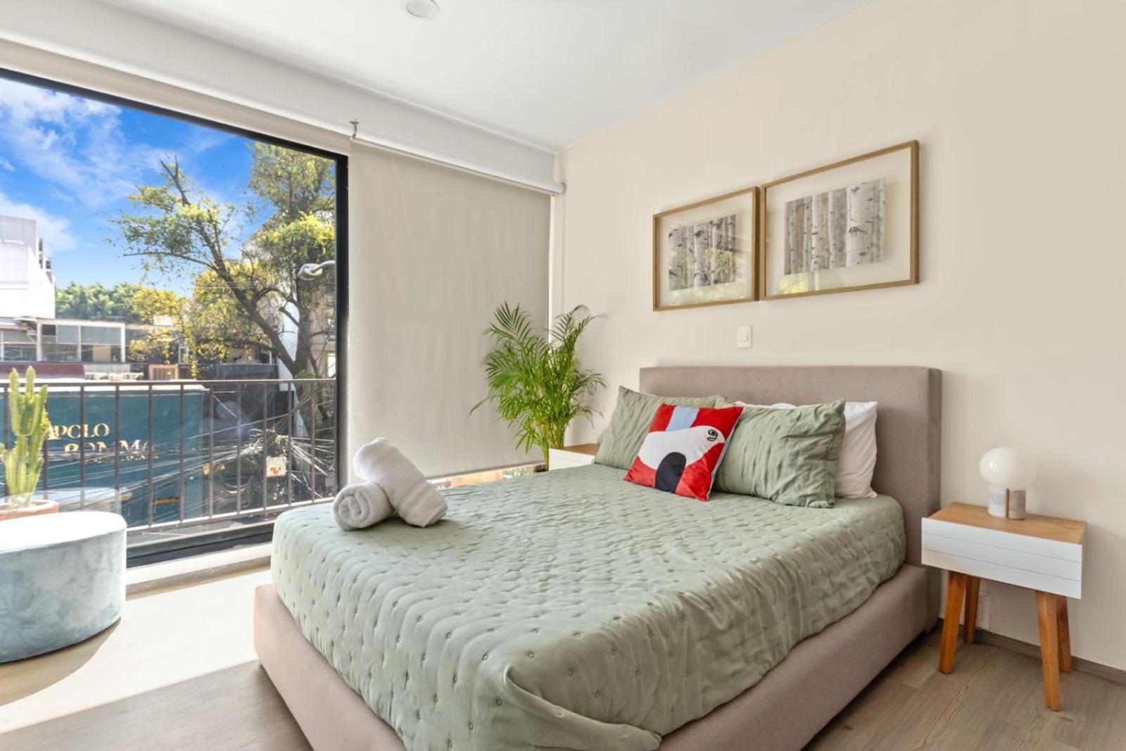 205-2 3br 2baths Private Terrace - Sleep 6 Roma Notre Mexico City