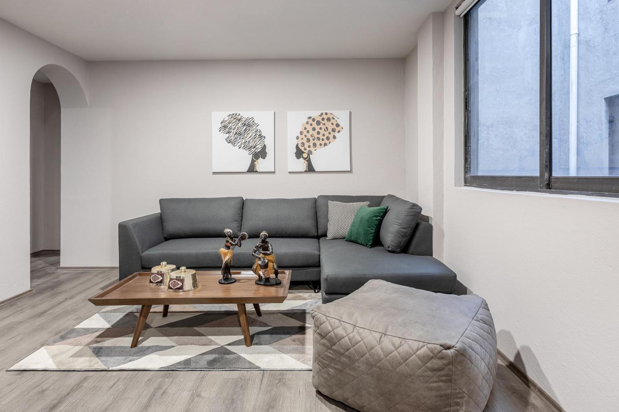 Modern Comfort In Roma Norte - Laundry -sleeps 7 Apartamento México DF