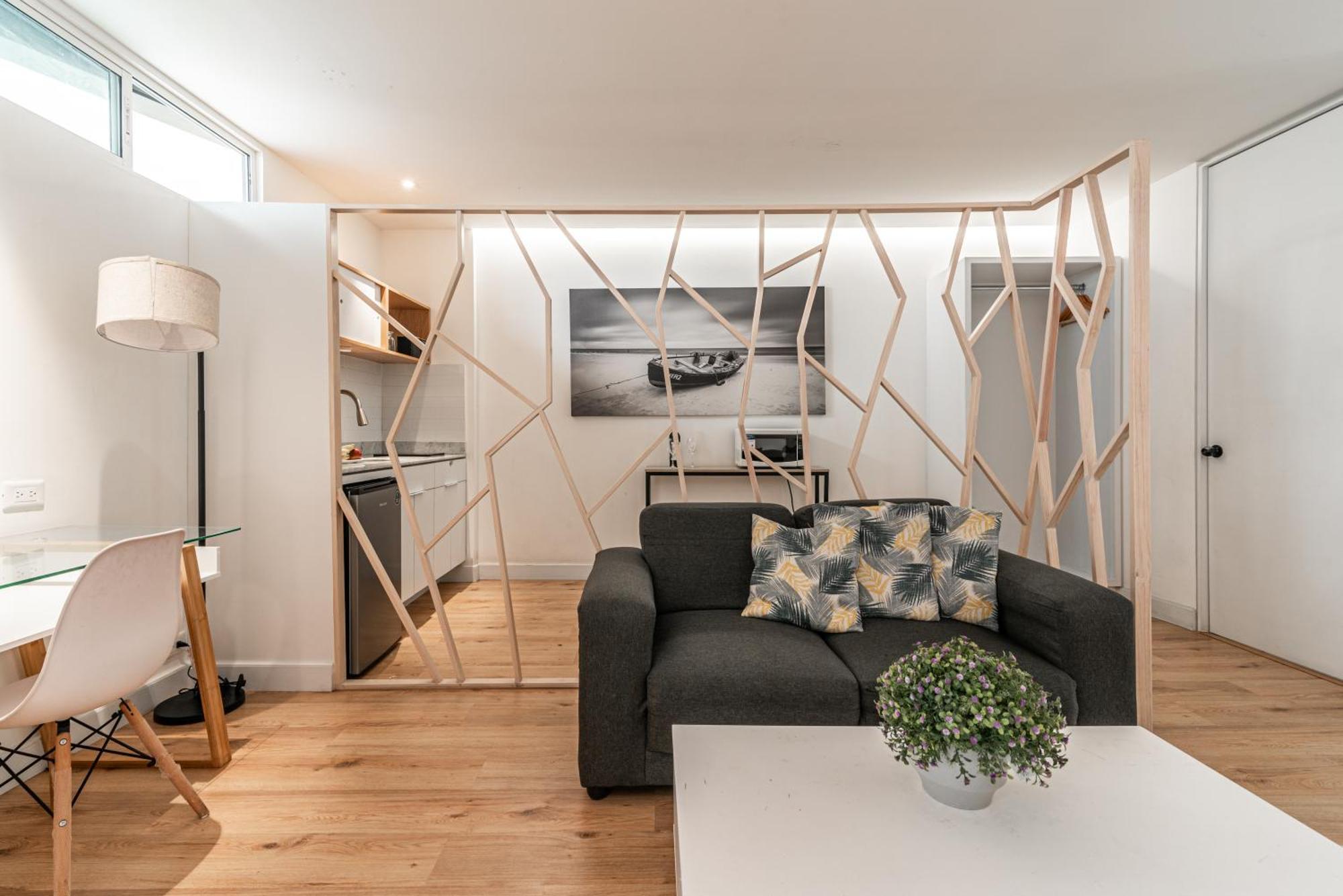 Cute Quiet Studio, Smart Tv, Six Flags 1 Km *