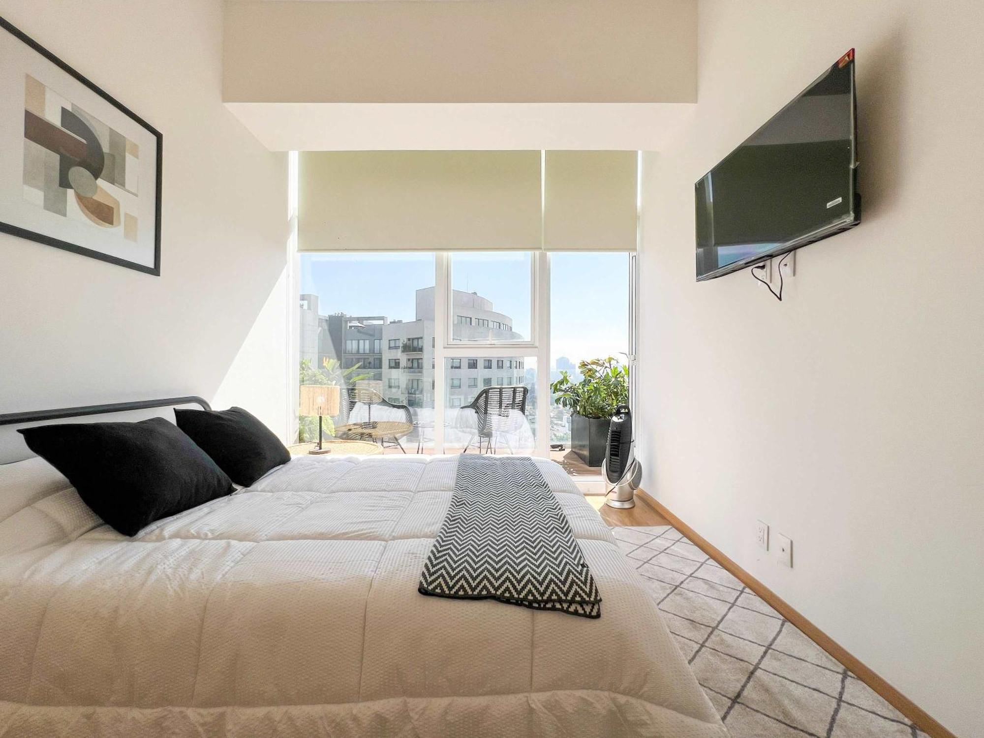 Apartamento Prestigious 2br With Fantastic View In Condesa *