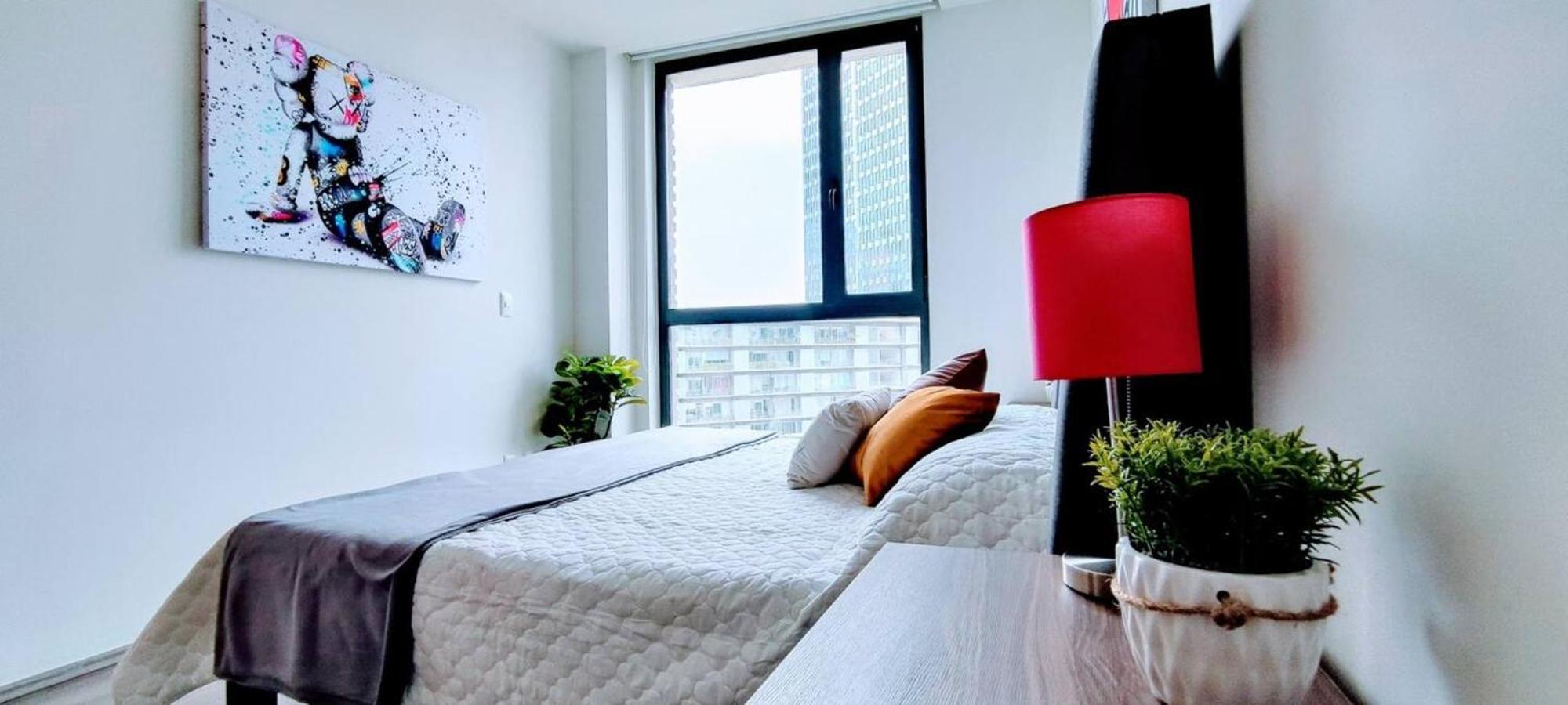 Stylish High-rise Ks Bed, Pool! México DF