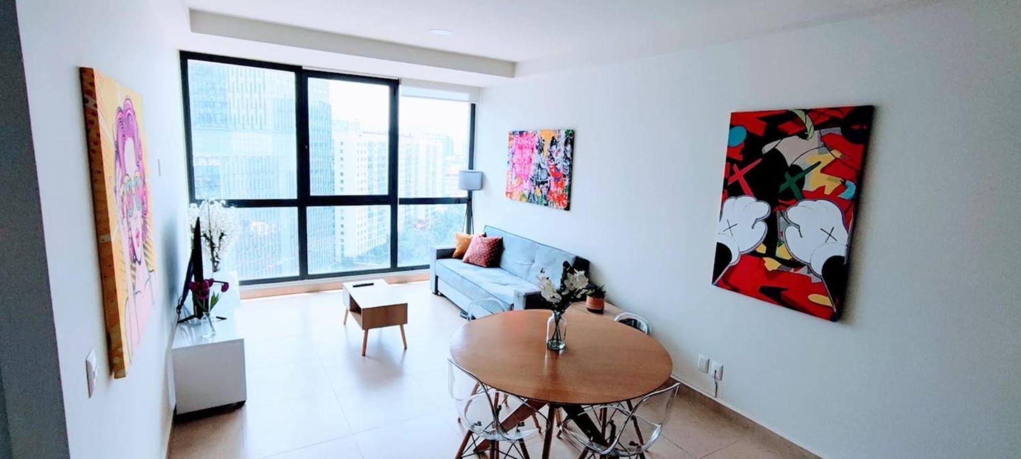 Stylish High-rise Ks Bed, Pool! Apartamento México DF