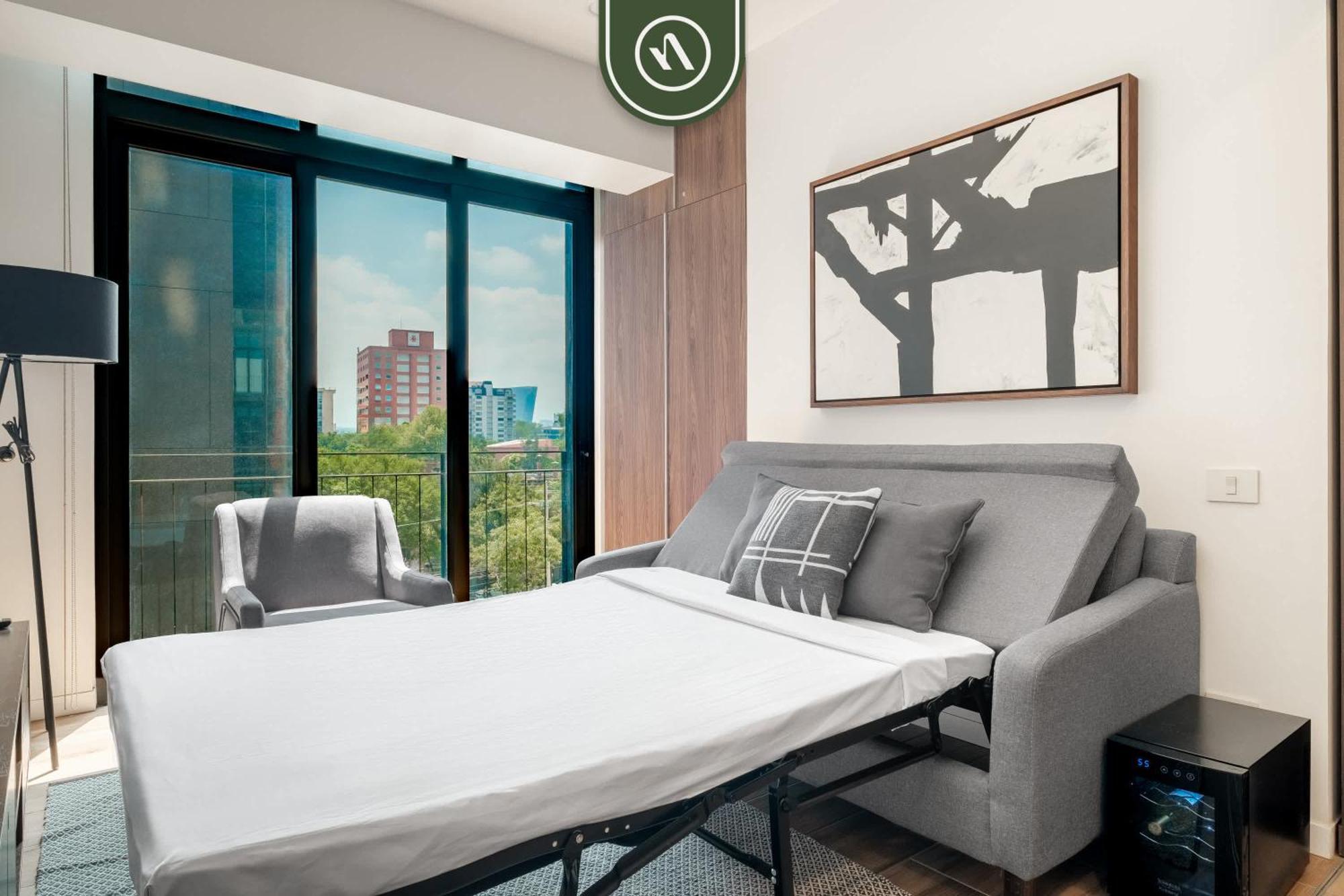 Apartamento 1 Bedroom Oasis - Polanco - Gym - Game - King