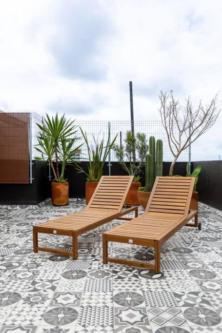 Chapultepec Two-bedroom Apartment, Rooftop Terrace