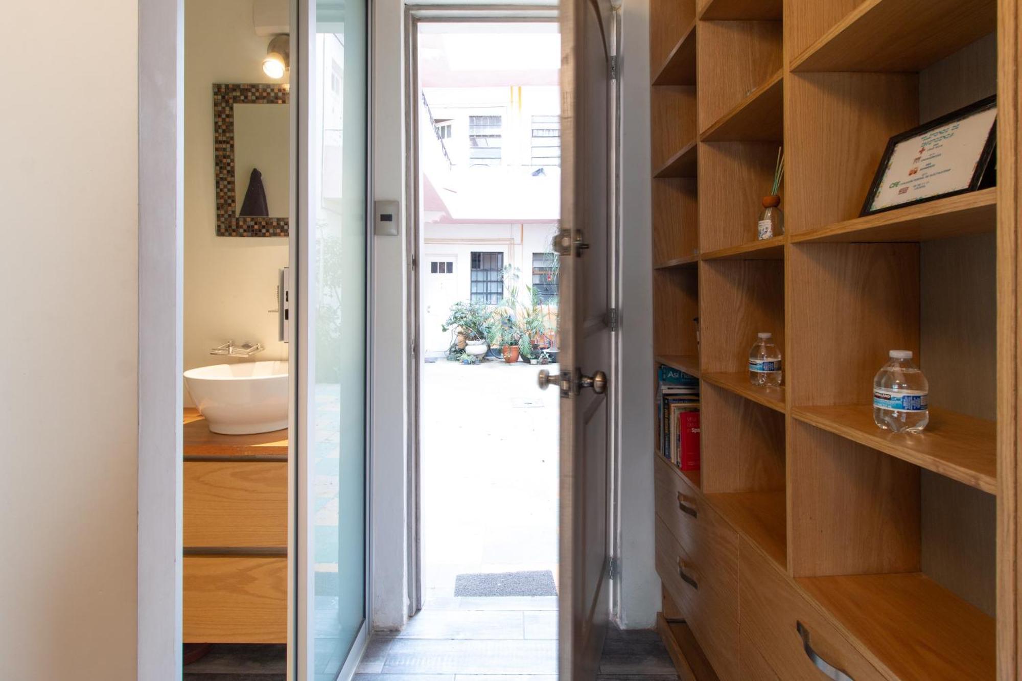 Encantador Estudio Privado Con Bano Y Kitchenette * Cidade do México
