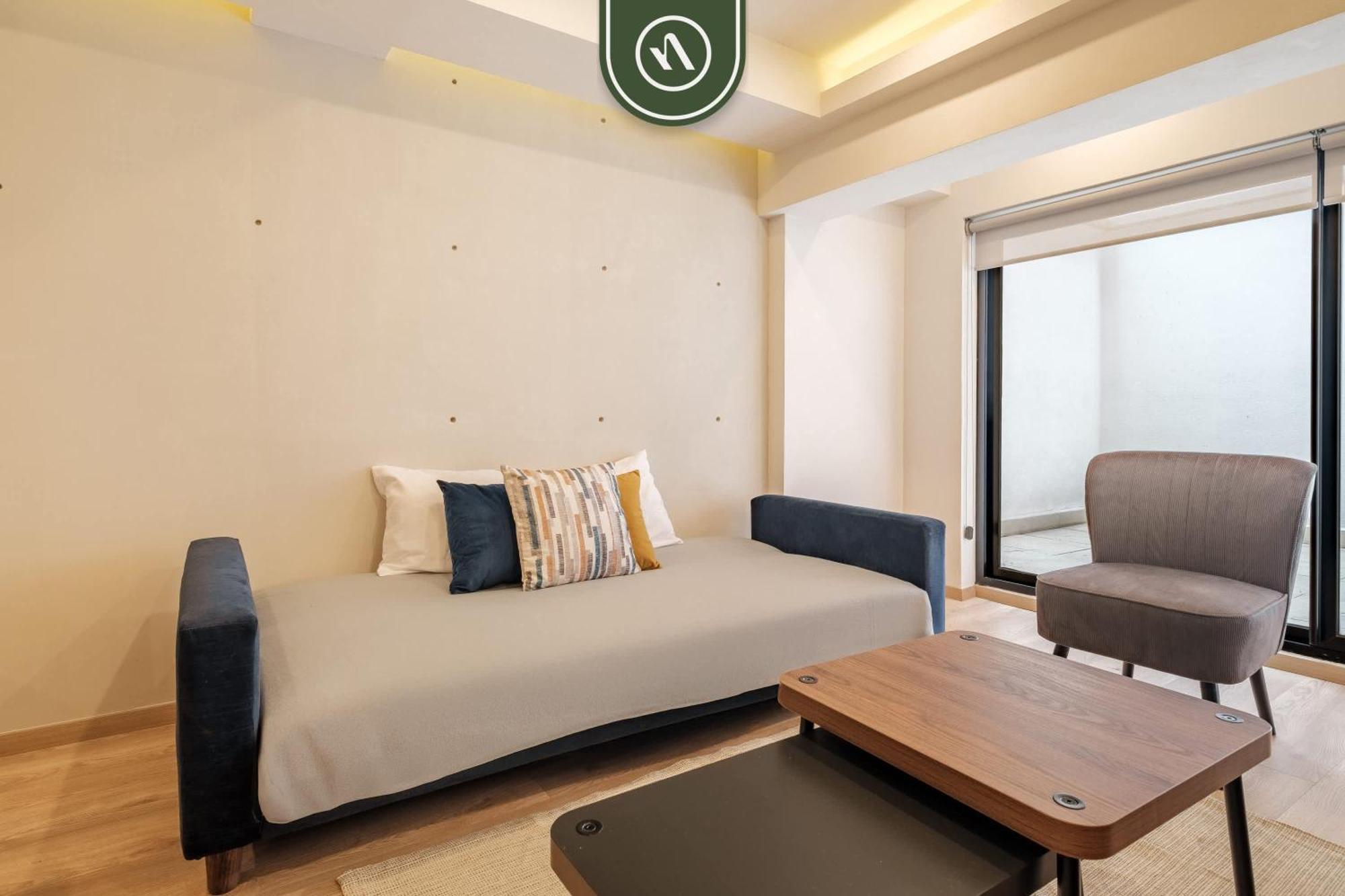 Apartment Amazing 2 Bedroom With Private Patio In Reforma Mexico City