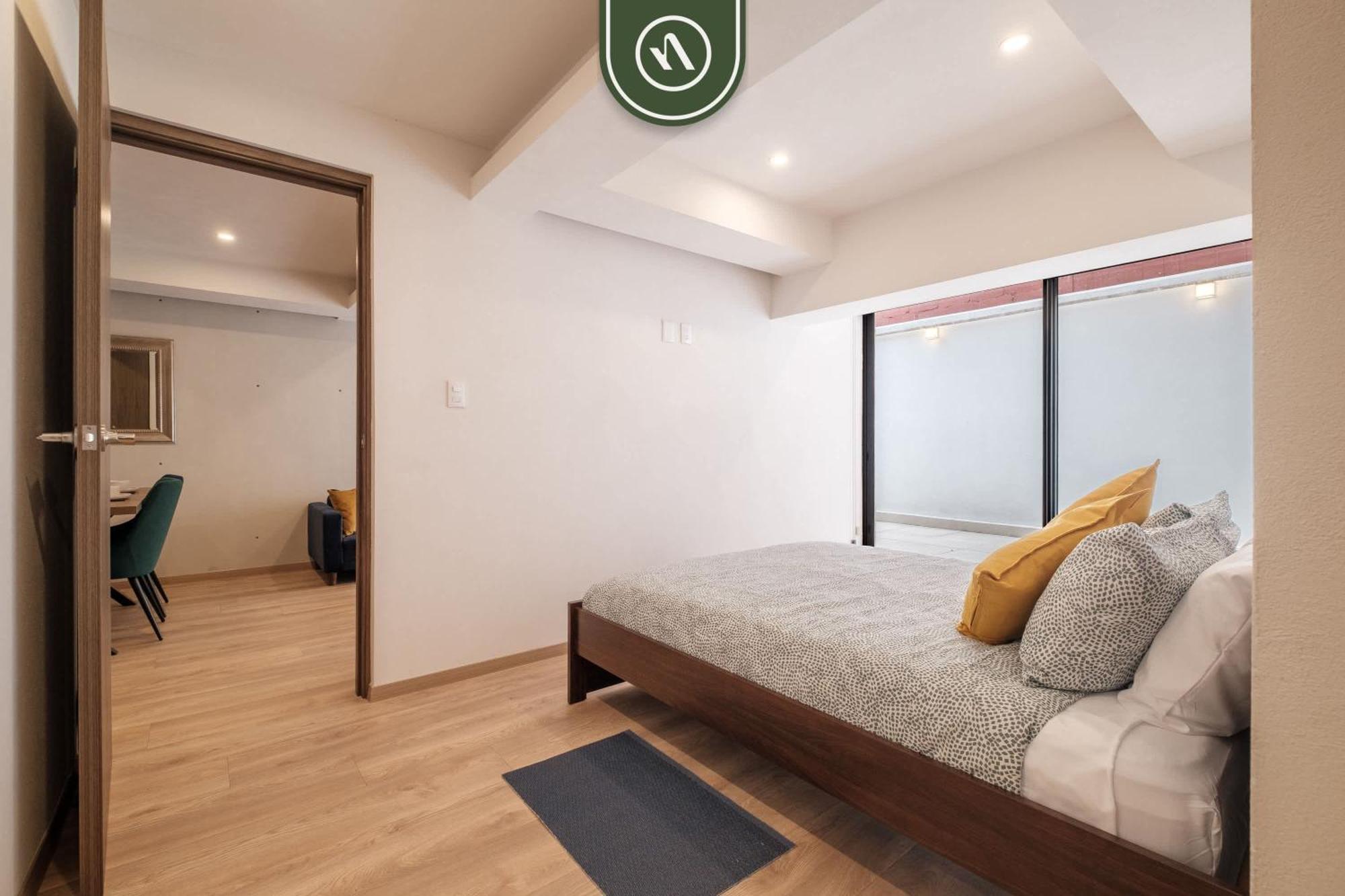 Apartment Amazing 2 Bedroom With Private Patio In Reforma Mexico City