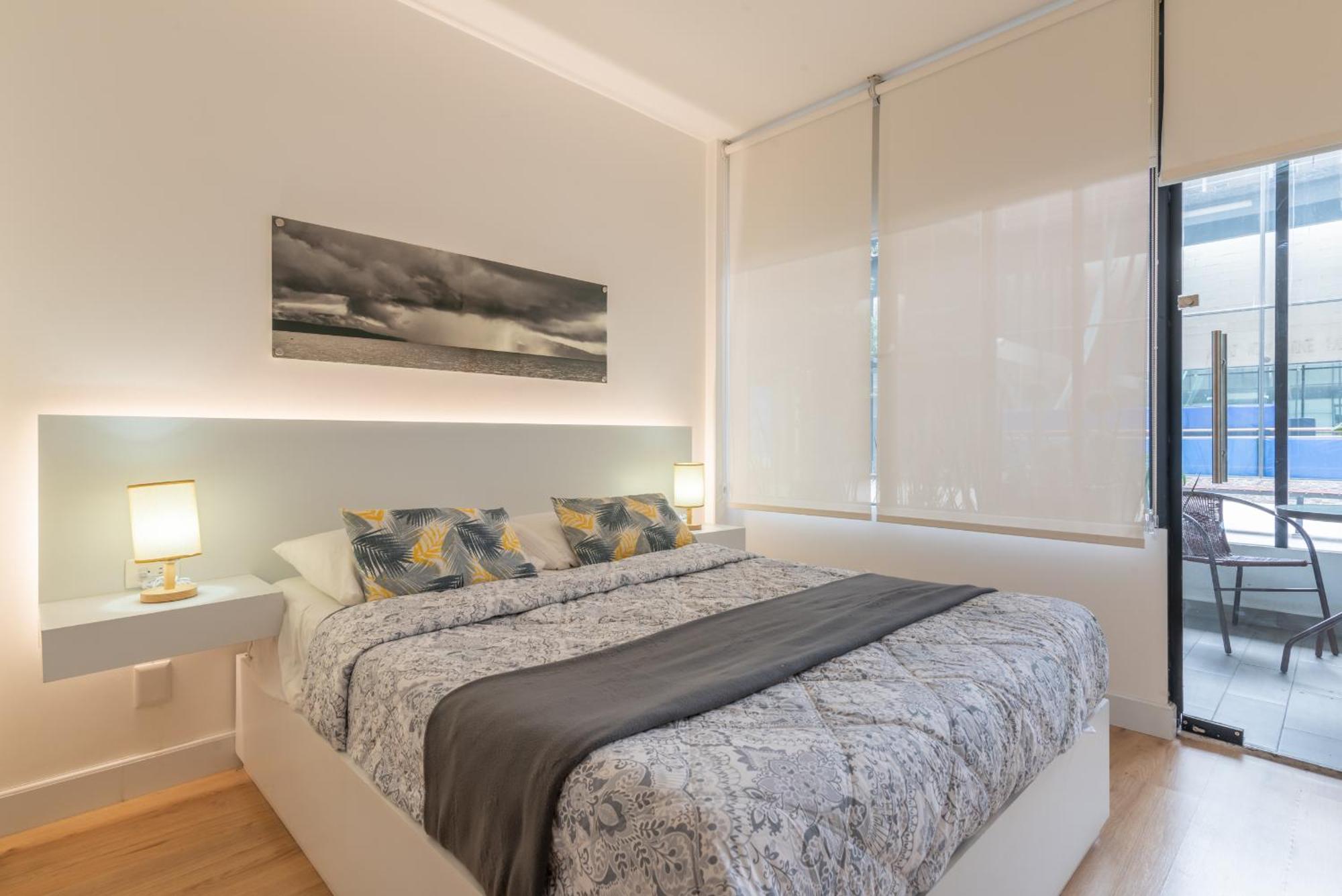 Hotel Stylish Quiet Studio, Smart Tv, Six Flags 1k *