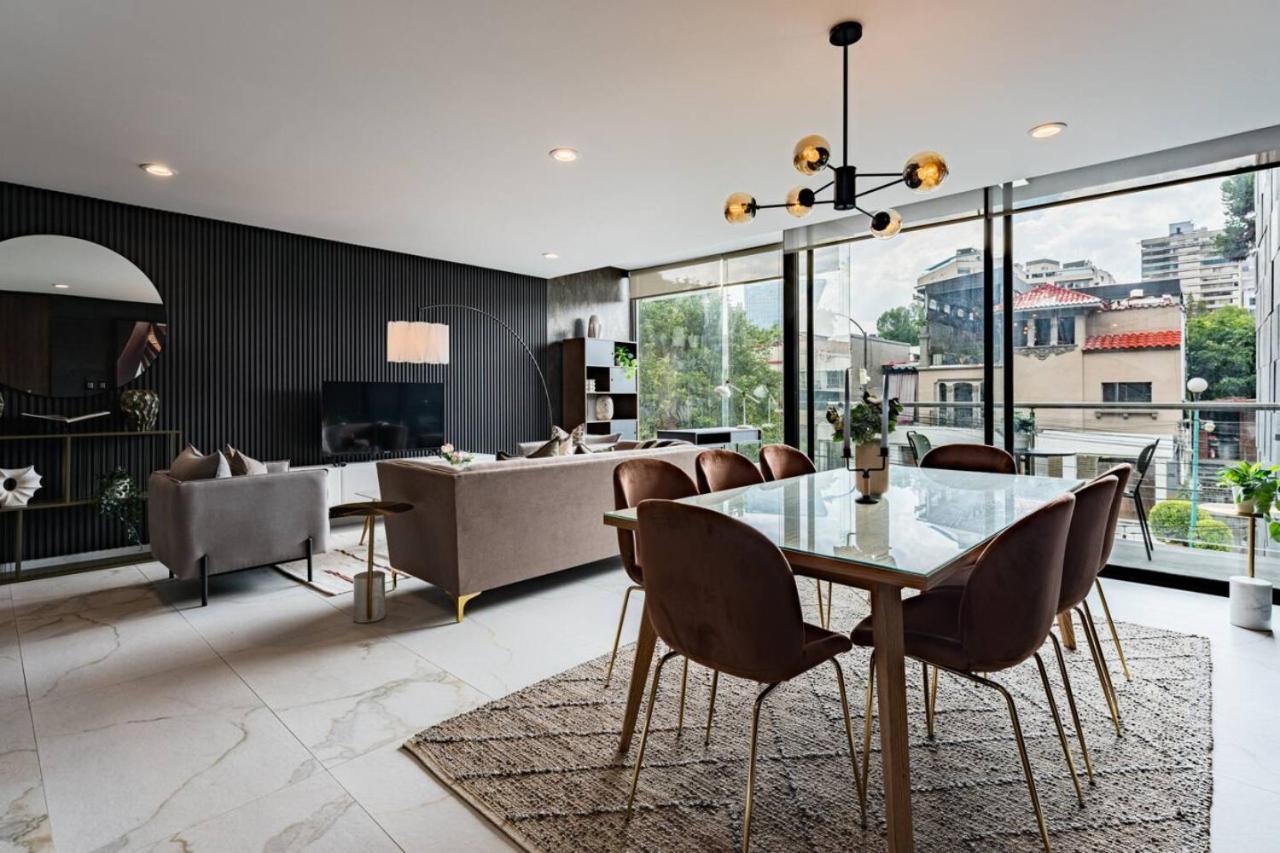 Apartamento Urban Elegance With Balcony Views Cidade do México