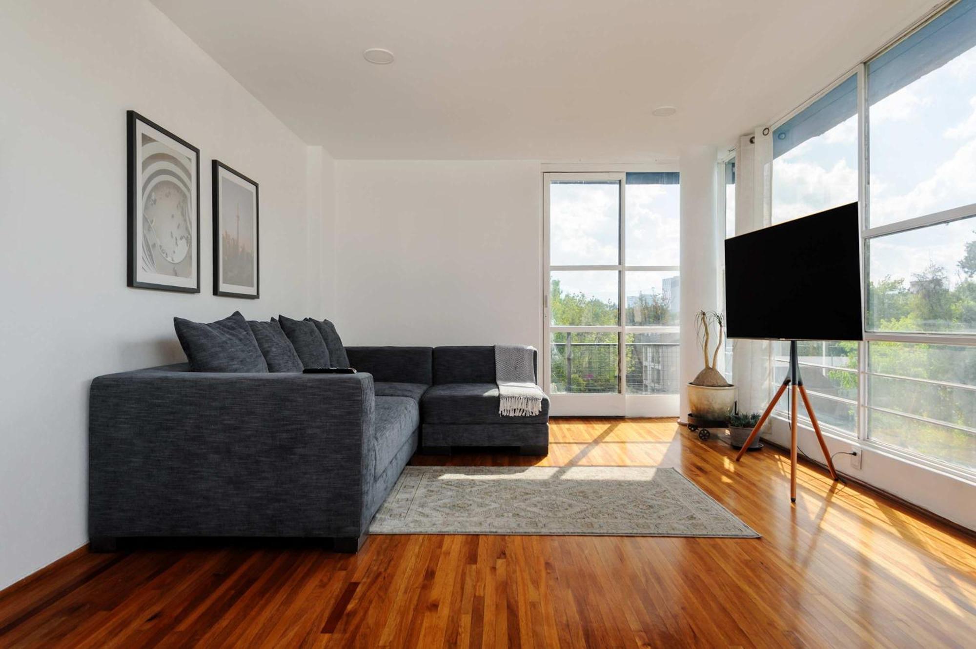 W* Lovely 3br W Fantastic Balcony In Condesa Apartamento *