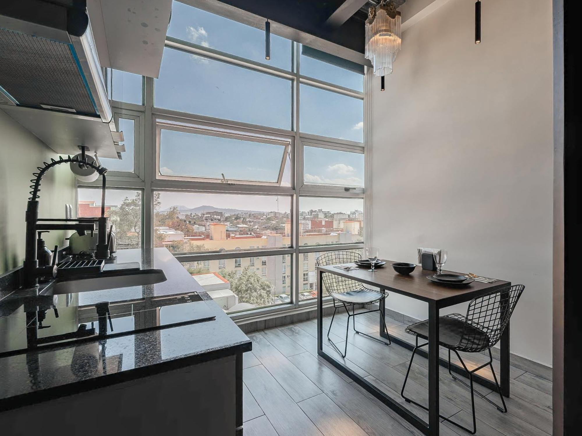 Apartamento The Jungle Loft Tropical Comfort In A Centric Location With Kitchen Cidade do México