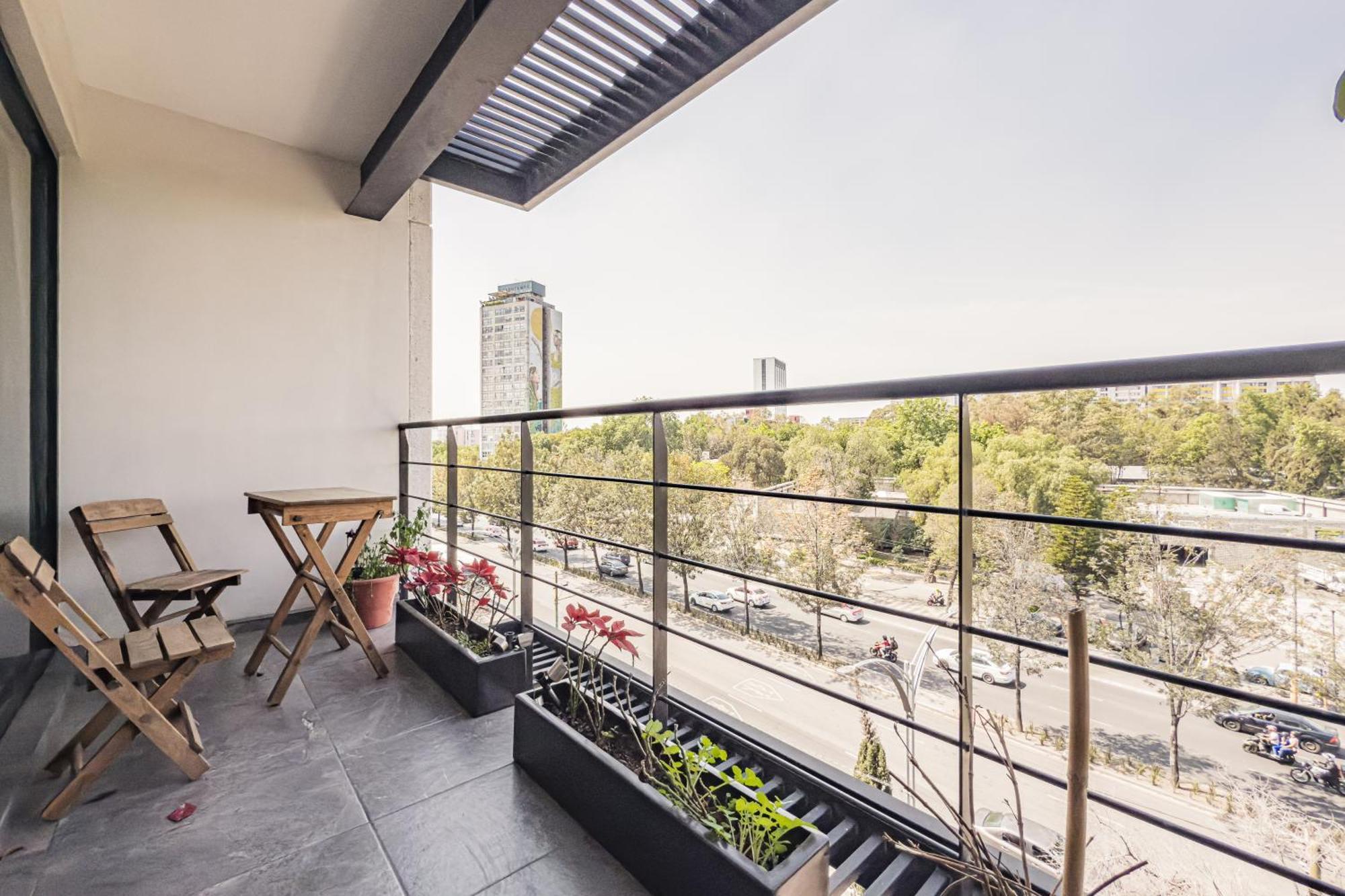 Right @reforma - Beautiful With 2 Balconies Apartamento *