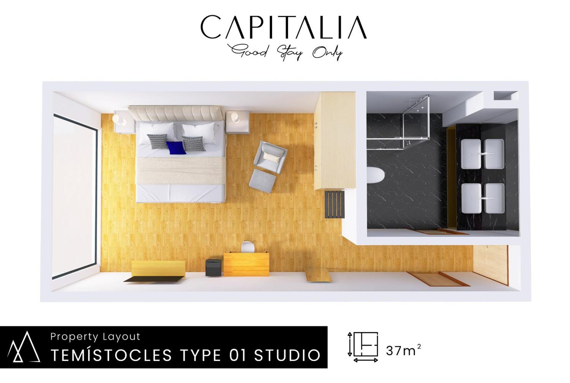 Aparthotel Capitalia - Luxury - Temistocles 40