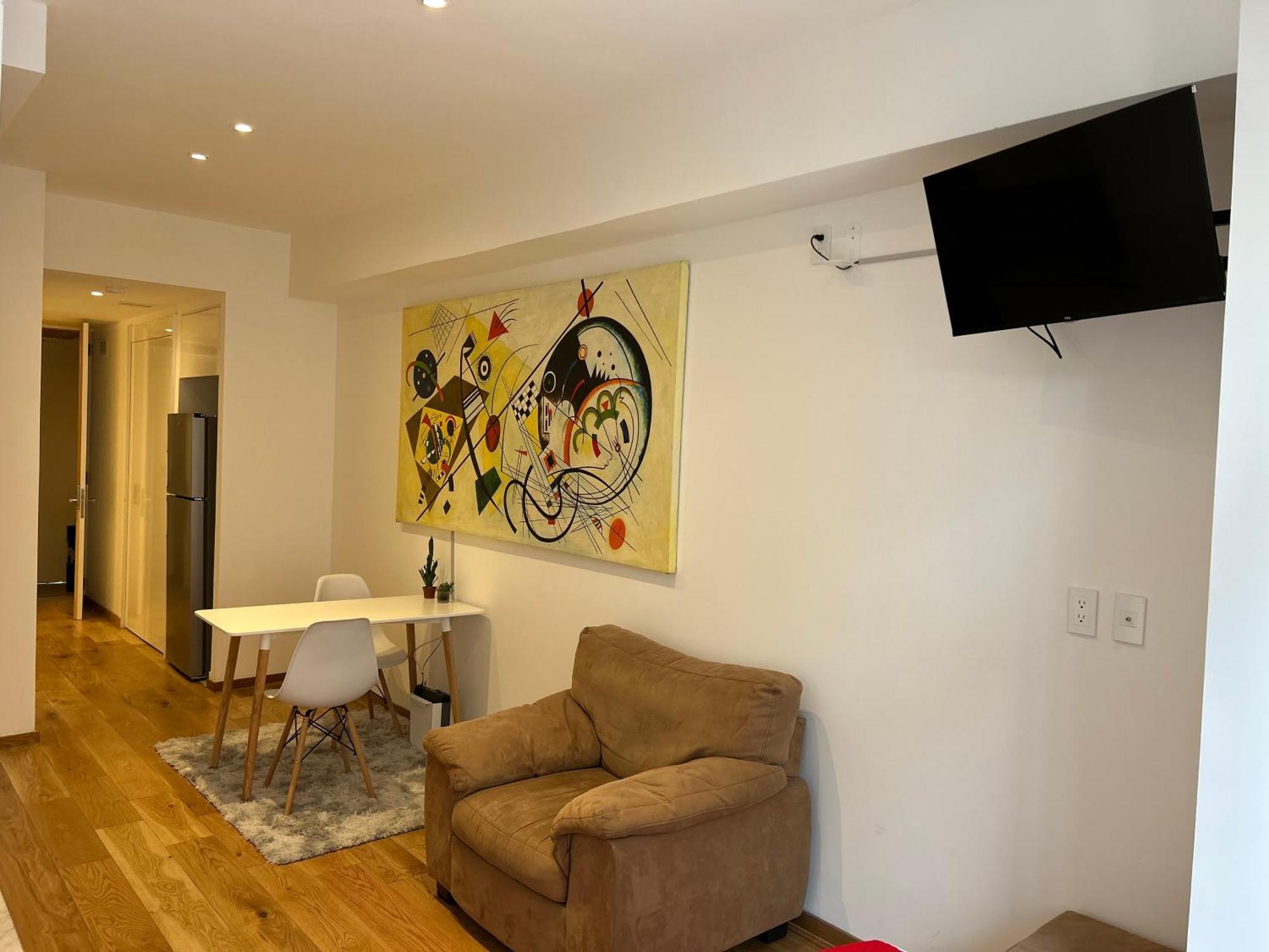 Apartment Roma Norte Pool, Gym, Rooftop, Coworking & Balcony