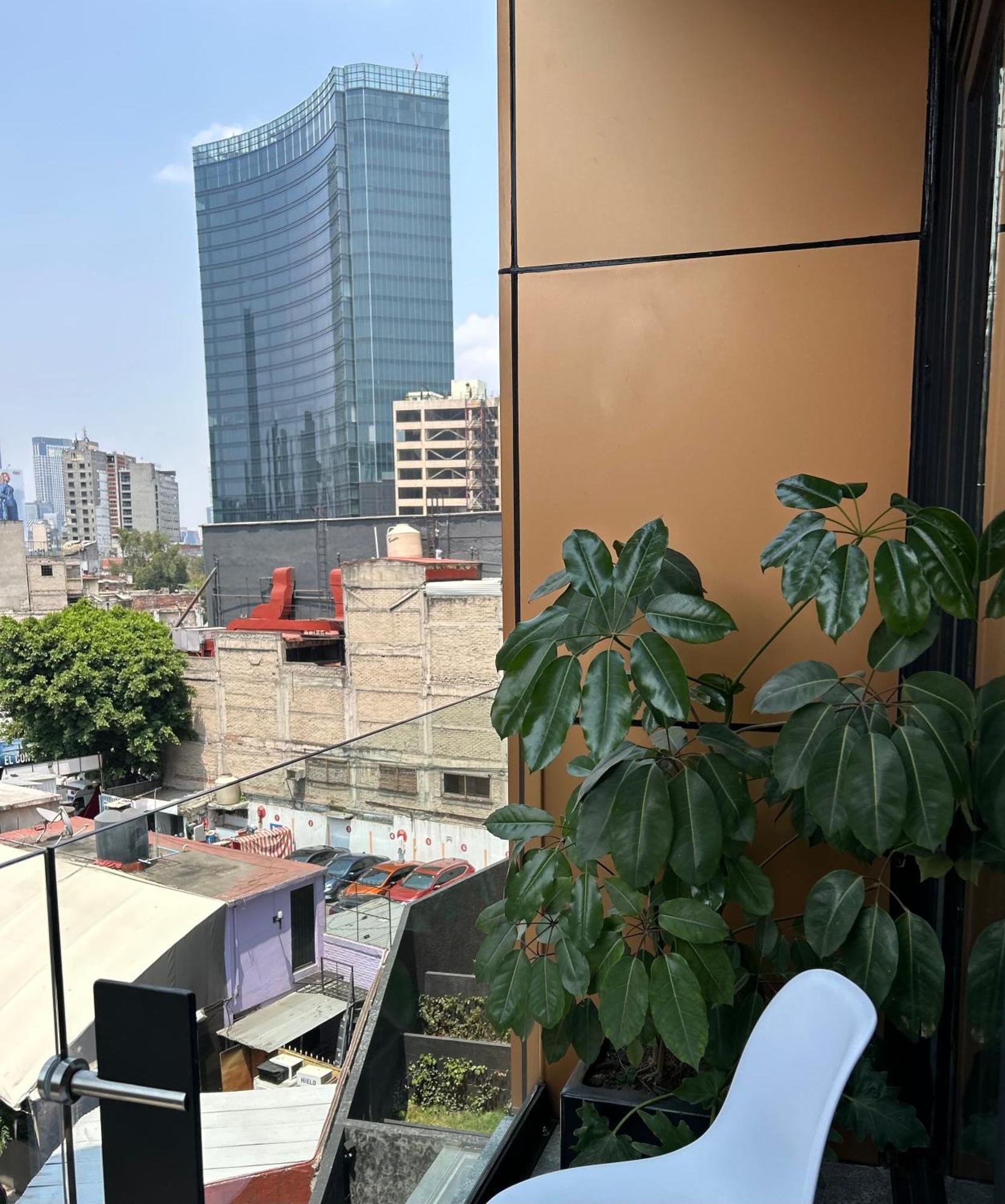 Roma Norte Pool, Gym, Rooftop, Coworking & Balcony Apartment *