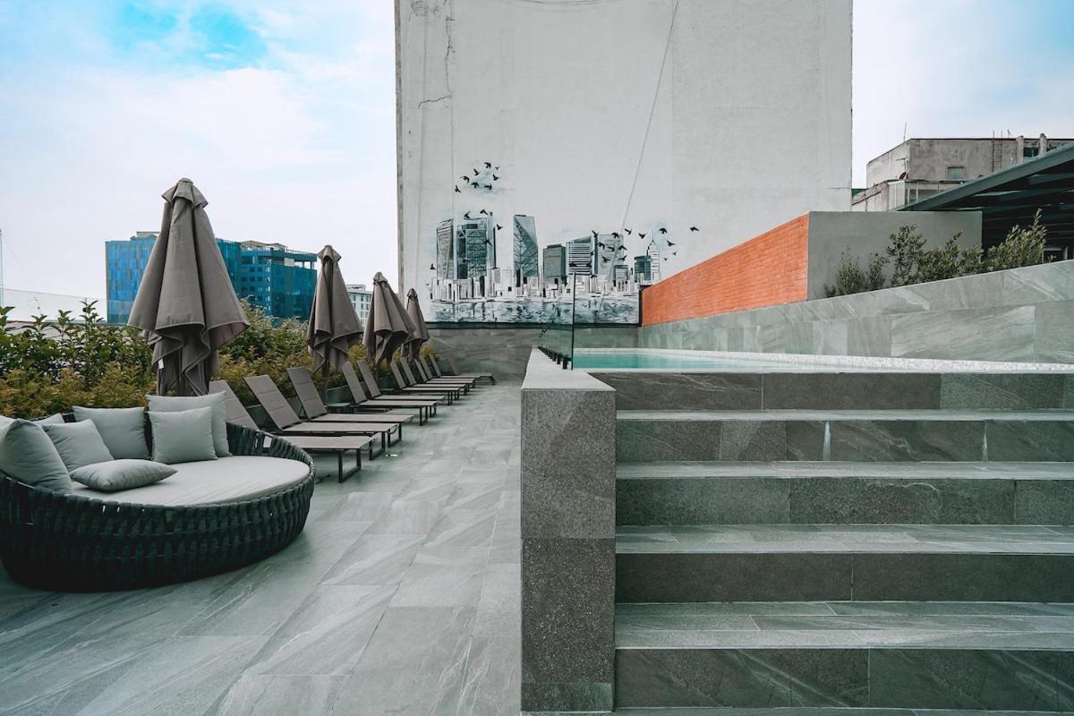 Apartamento Stunning 3br In Condesa With Terrace, Pool & Gym *