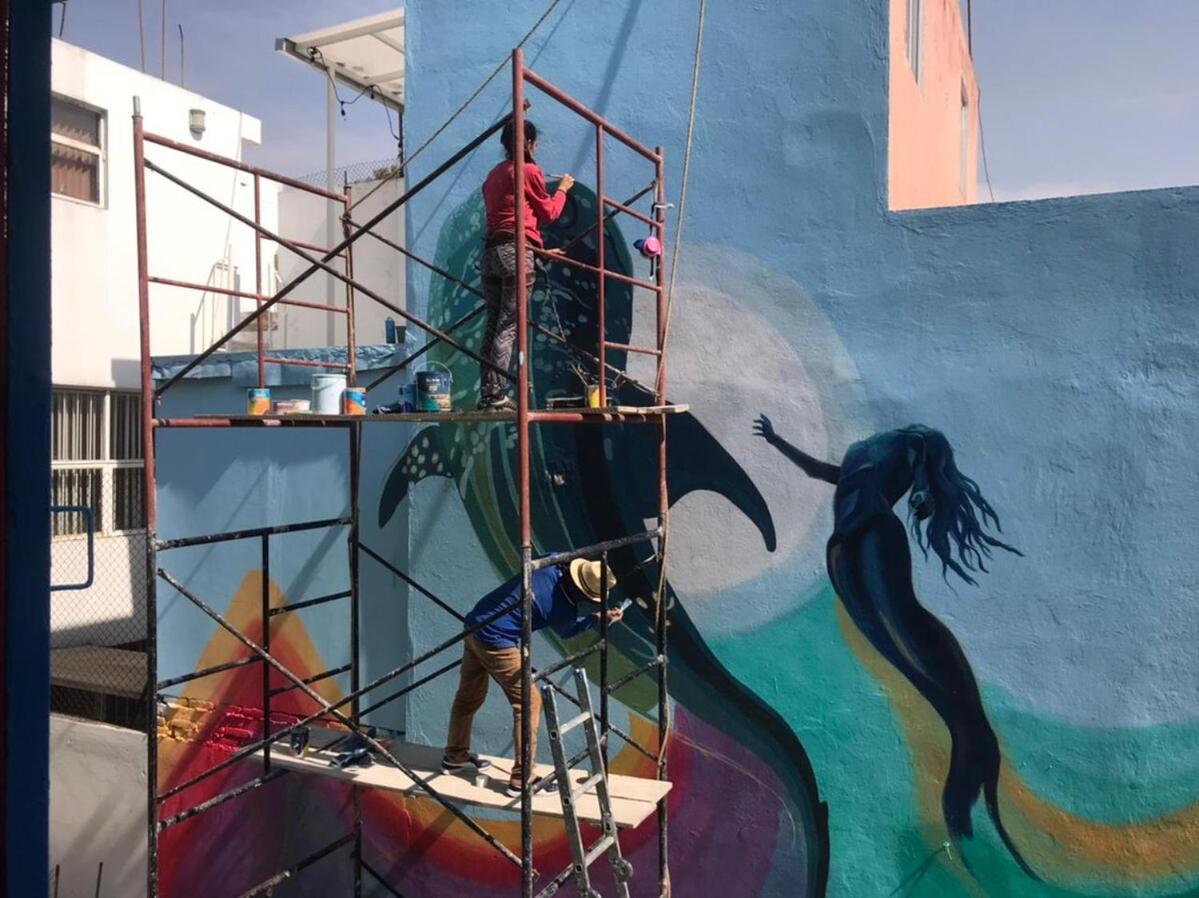Сasa de vacaciones Sustainable - Casa Vecindad Murals México DF