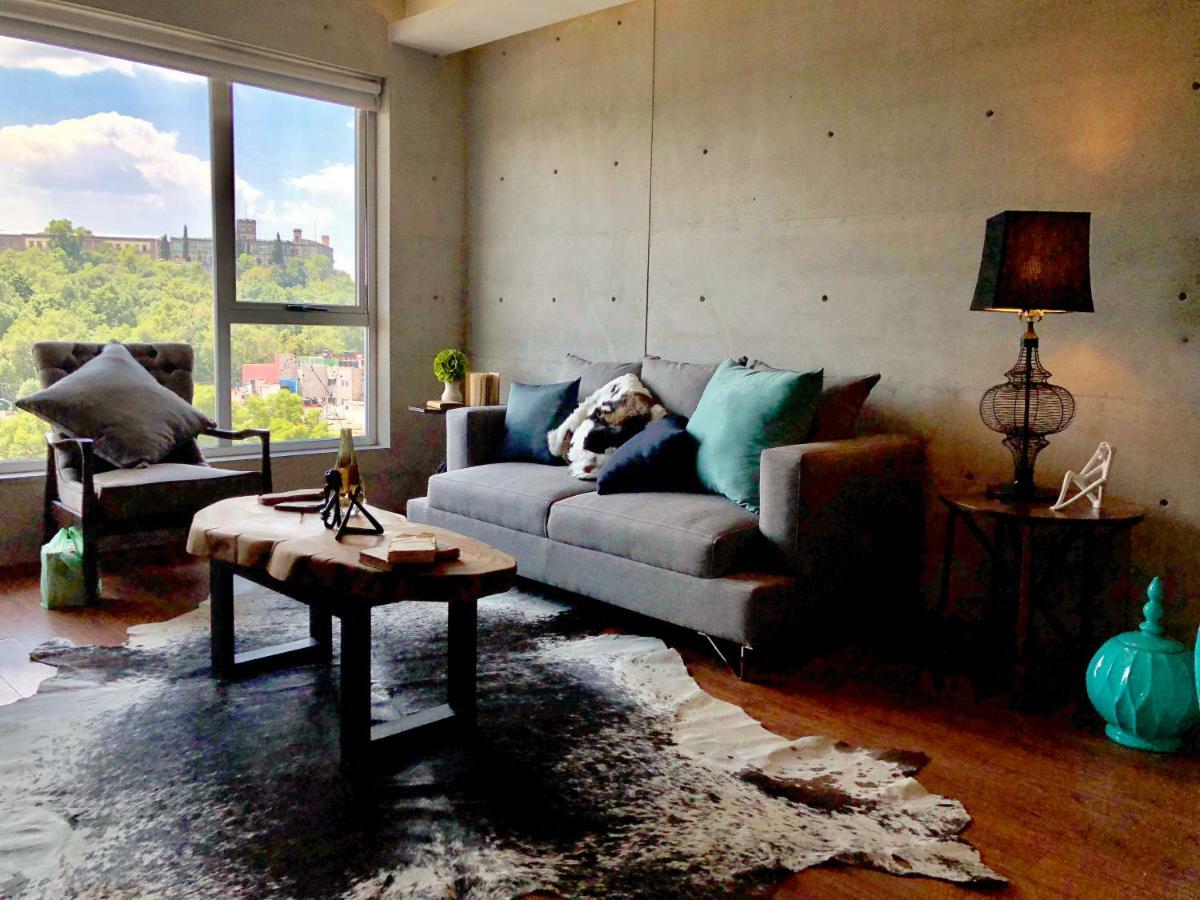 Departamento En Condesa Con Vista Al Castillo De Chapultepec Gym - Pool - Parking Apartamento