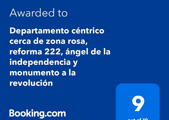 Departamento céntrico cerca de zona rosa, reforma 222, ángel de la independencia y monumento a la revolución