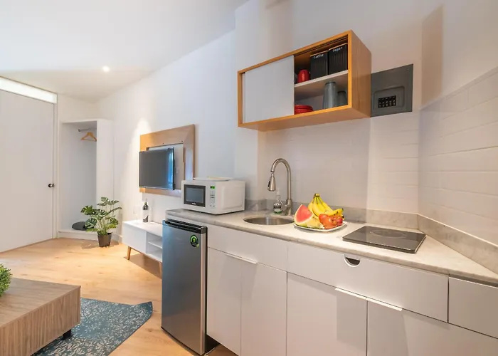 Quiet Stylish Studio, Smart Tv, Six Flags 1K