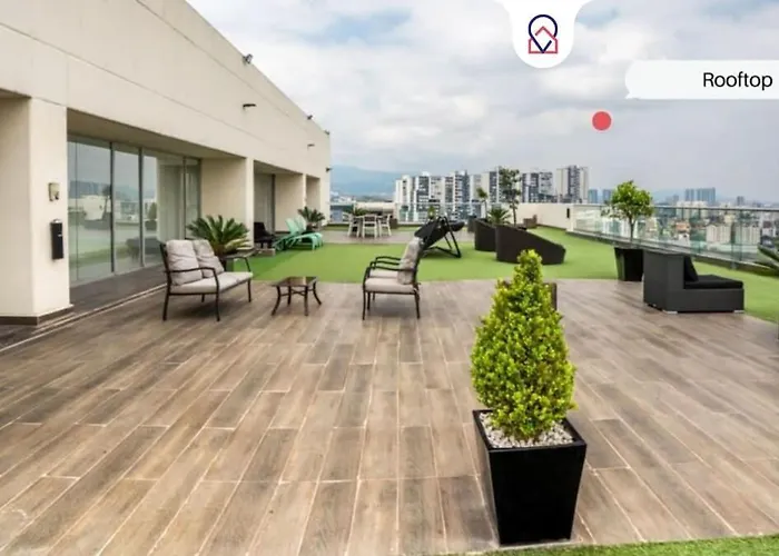 Modern Loft Gym Rooftop Interlomas