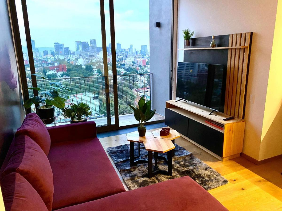 Penthouse Con La Mejor Vista De Cdmx, 6 Personas, Gym Y 2 Parkings Apartment