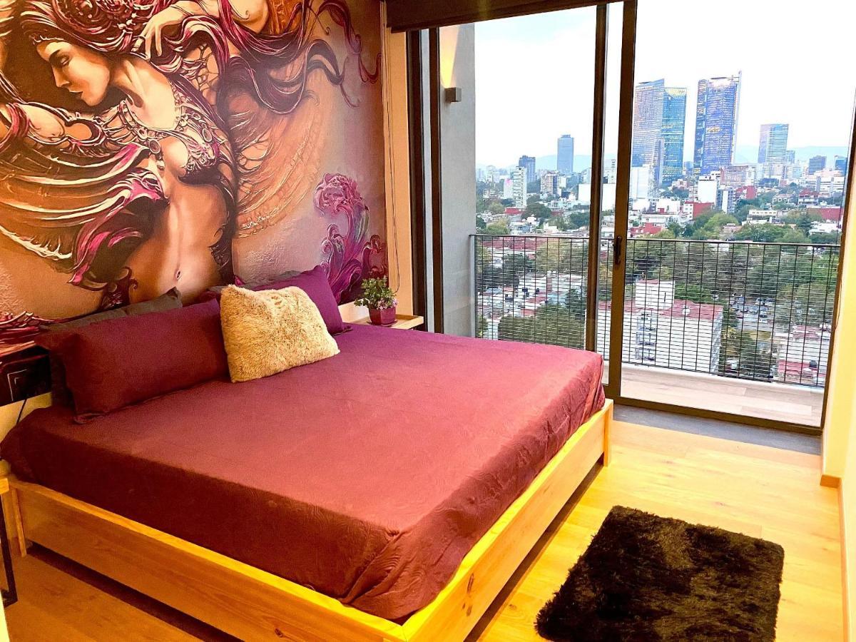 Penthouse Con La Mejor Vista De Cdmx, 6 Personas, Gym Y 2 Parkings Apartment *