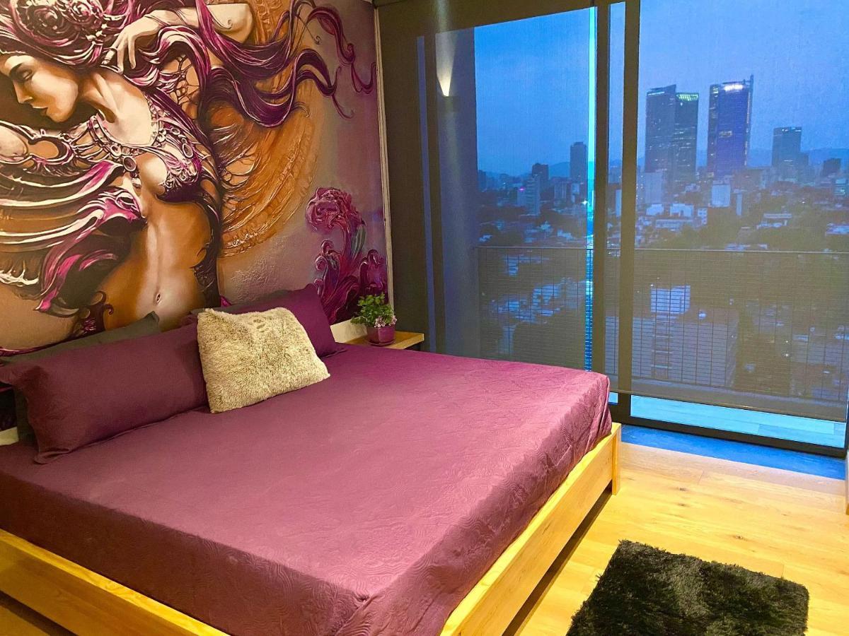 Penthouse Con La Mejor Vista De Cdmx, 6 Personas, Gym Y 2 Parkings Apartment