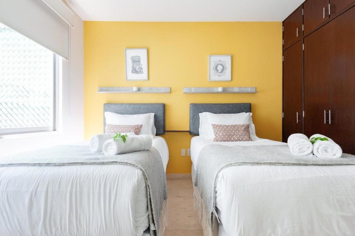 Apartamento Urban Classic Cdmx 2bd 4pax// Centrico Con Balcon *